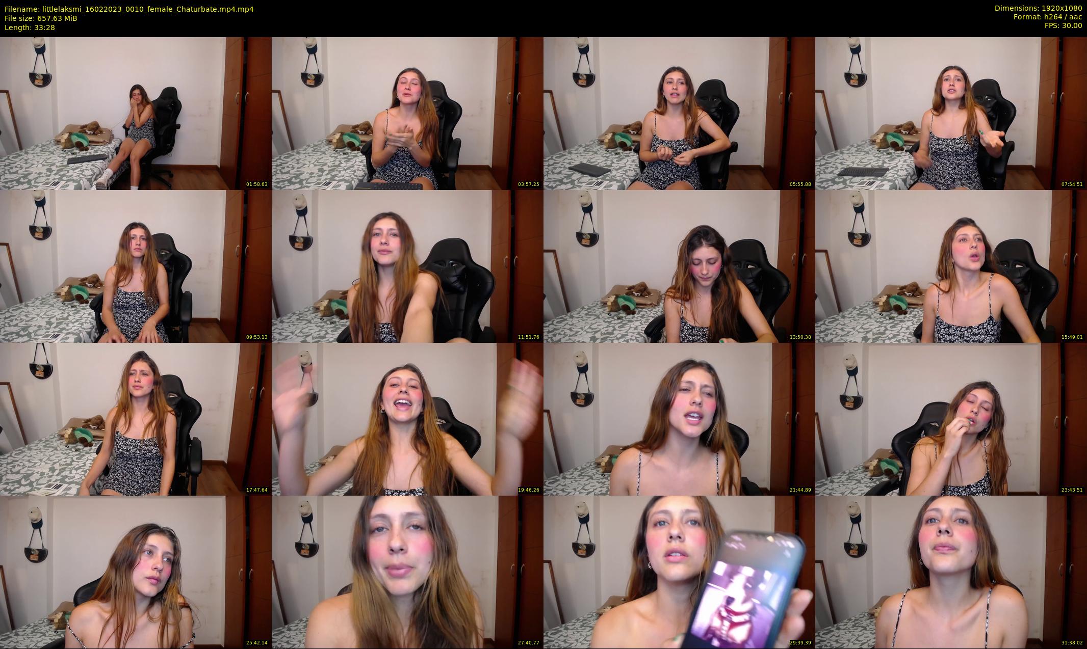 littlelaksmi — 34 minute Chaturbate female cam show recording, 1080p, Feb 16, 2023