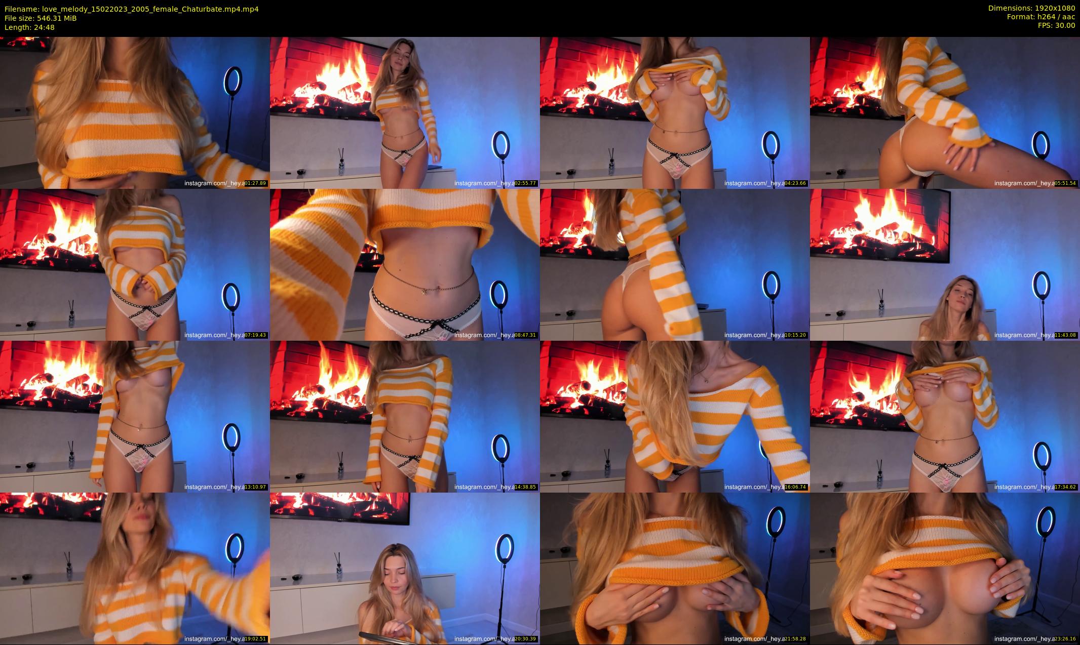 love_melody — 25 minute Chaturbate female cam show recording, 1080p, Feb 15, 2023
