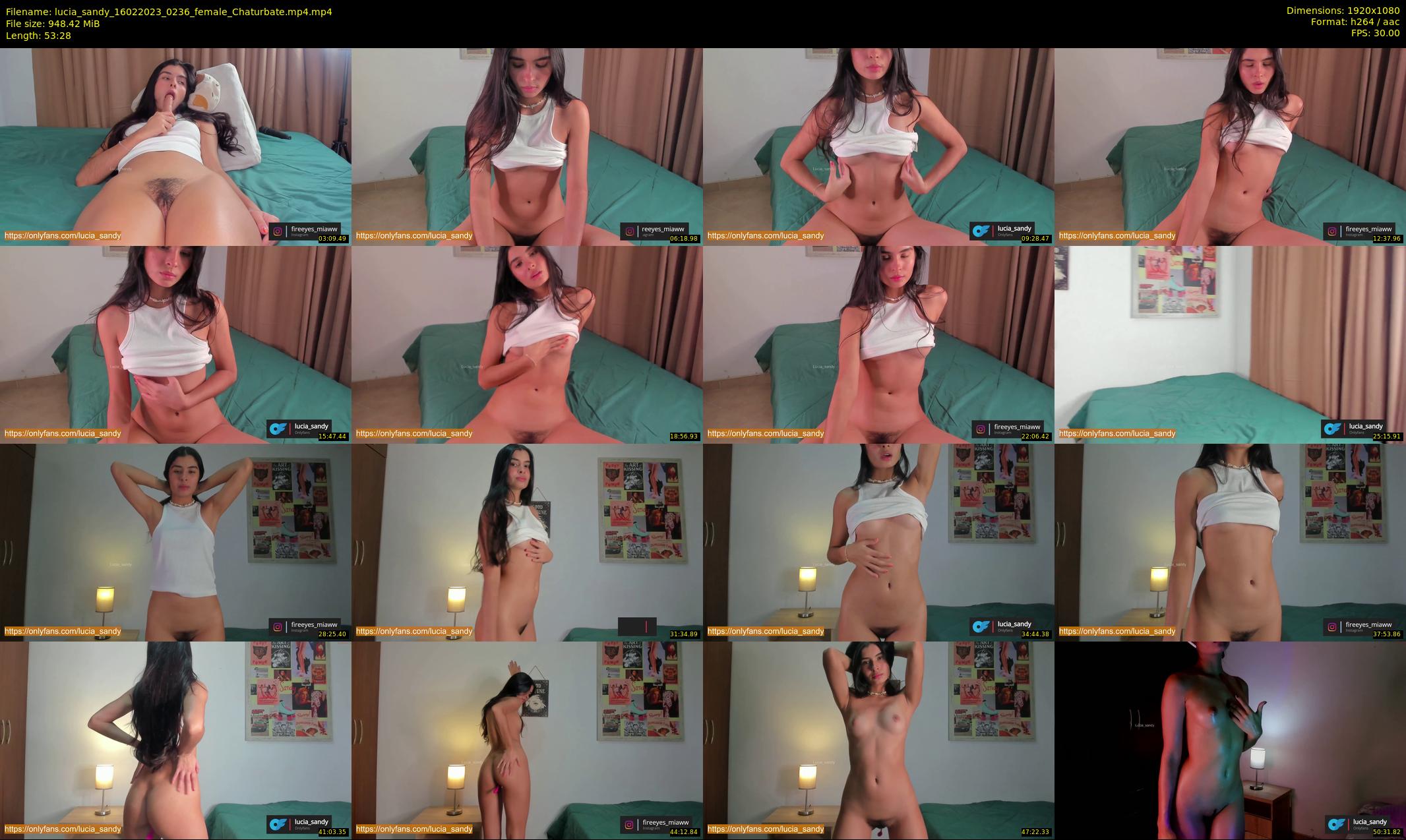 lucia_sandy — 54 minute Chaturbate female cam show recording, 1080p, Feb 16, 2023