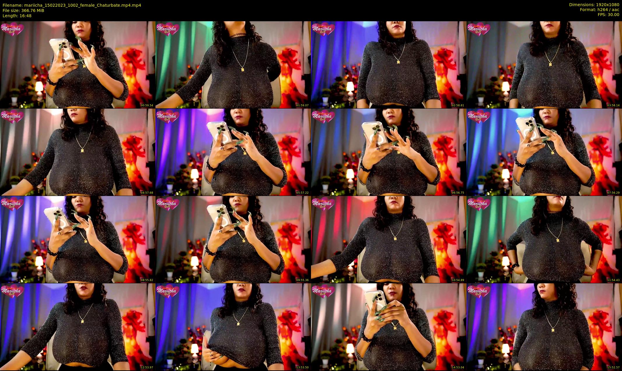 mariicha — 17 minute Chaturbate female cam show recording, 1080p, Feb 15, 2023