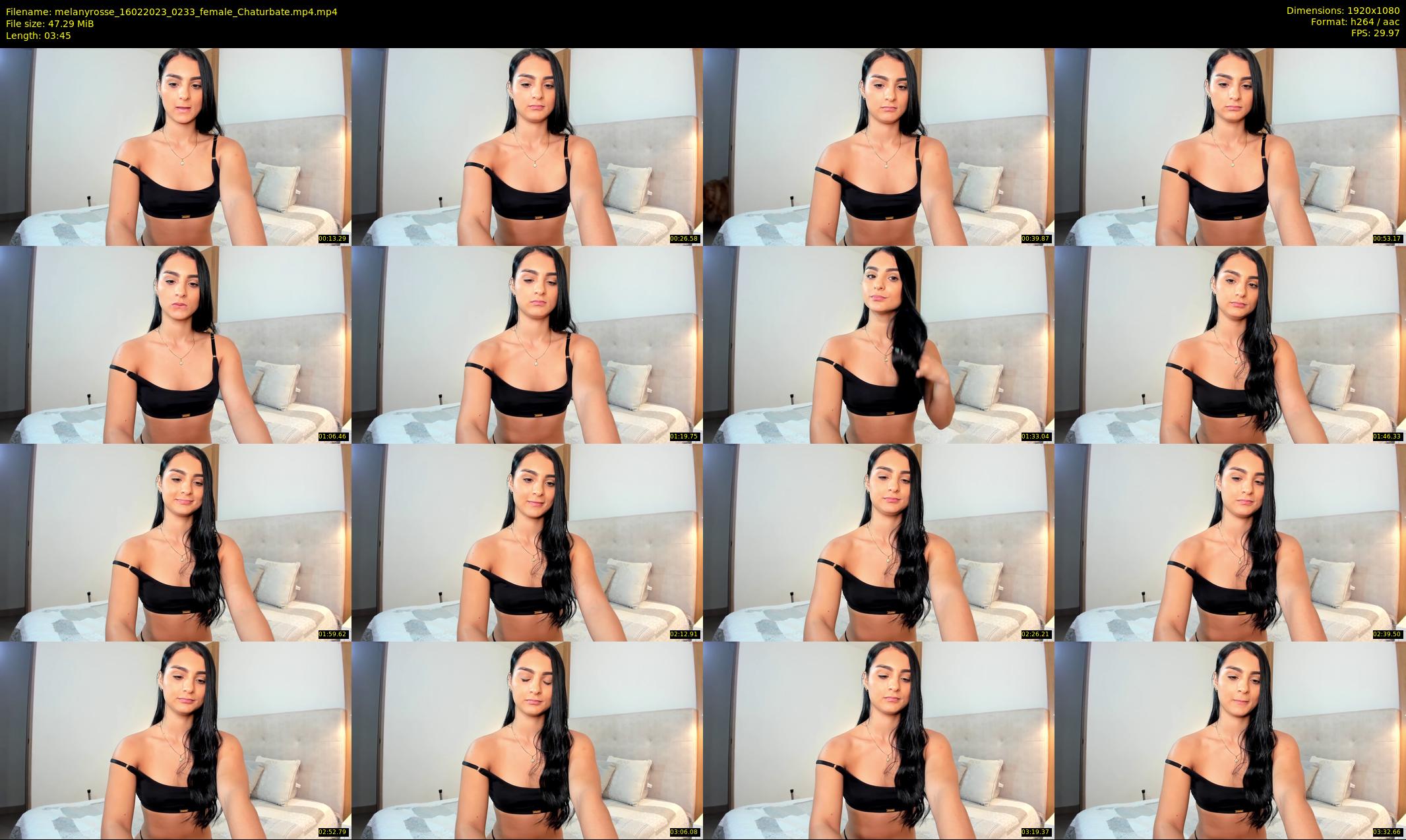 melanyrosse — 4 minute Chaturbate female cam show recording, 1080p, Feb 16, 2023