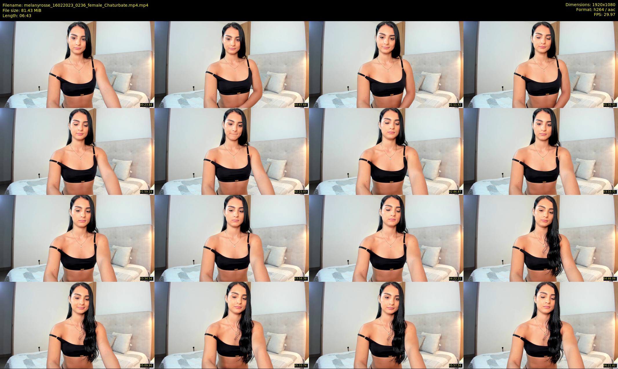 melanyrosse — 7 minute Chaturbate female cam show recording, 1080p, Feb 16, 2023