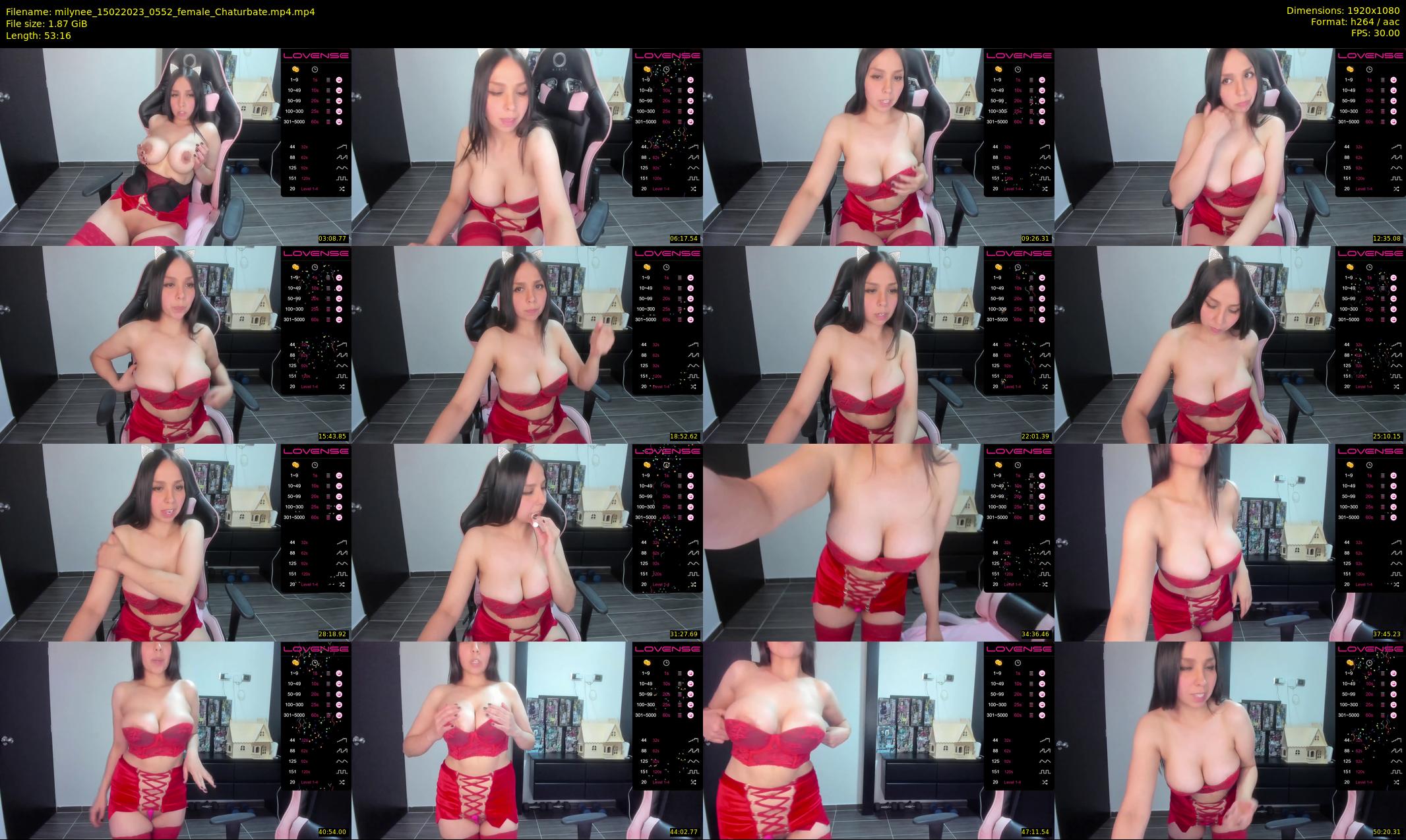 milynee — 54 minute Chaturbate female cam show recording, 1080p, Feb 15, 2023