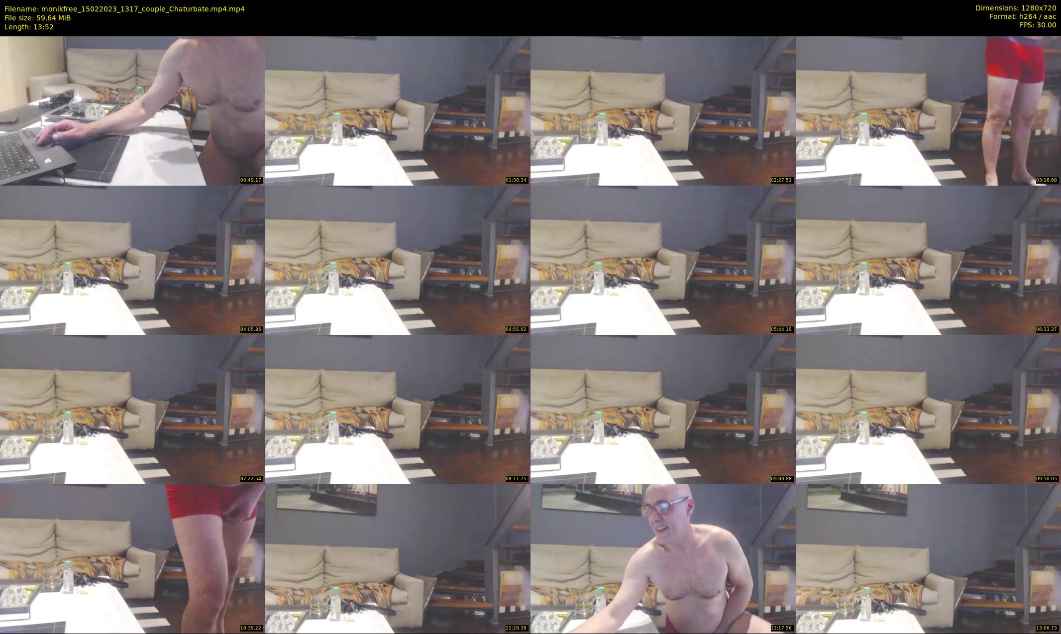 monikfree — 14 minute Chaturbate couple cam show recording, 720p, Feb 15, 2023