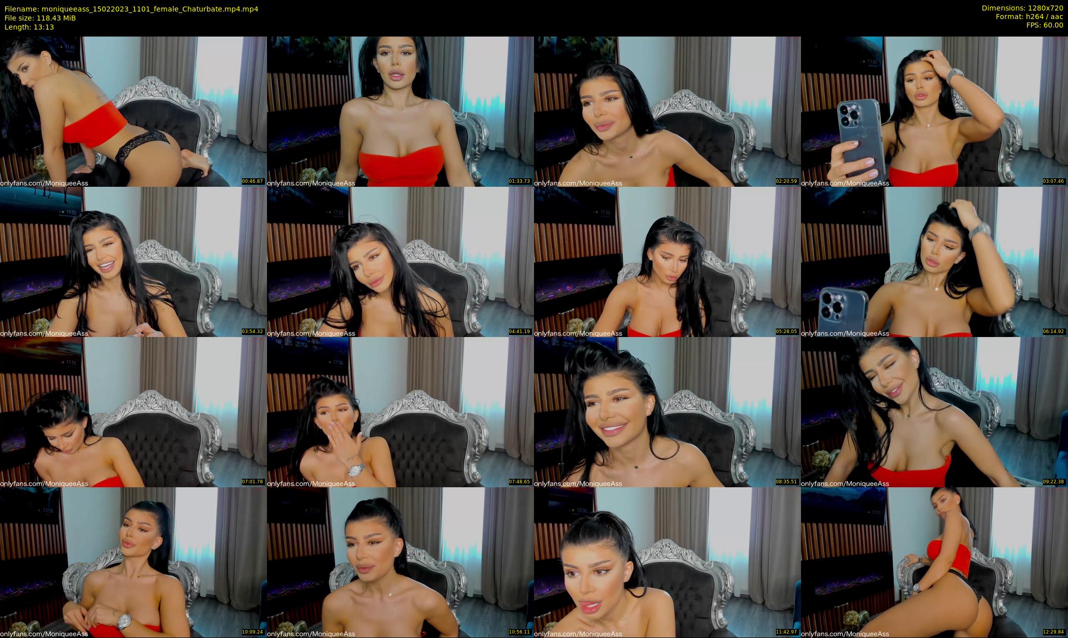 moniqueeass — 14 minute Chaturbate female cam show recording, 720p, Feb 15, 2023