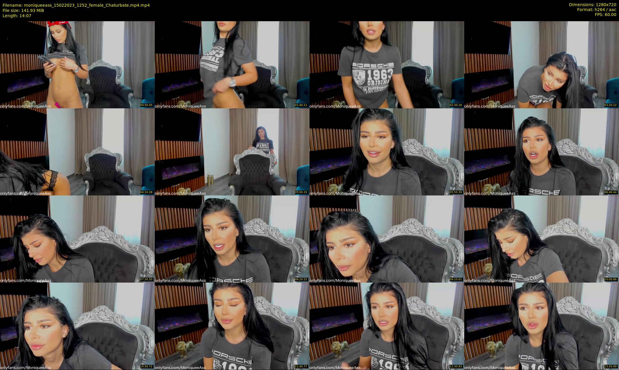 moniqueeass — 15 minute Chaturbate female cam show recording, 720p, Feb 15, 2023