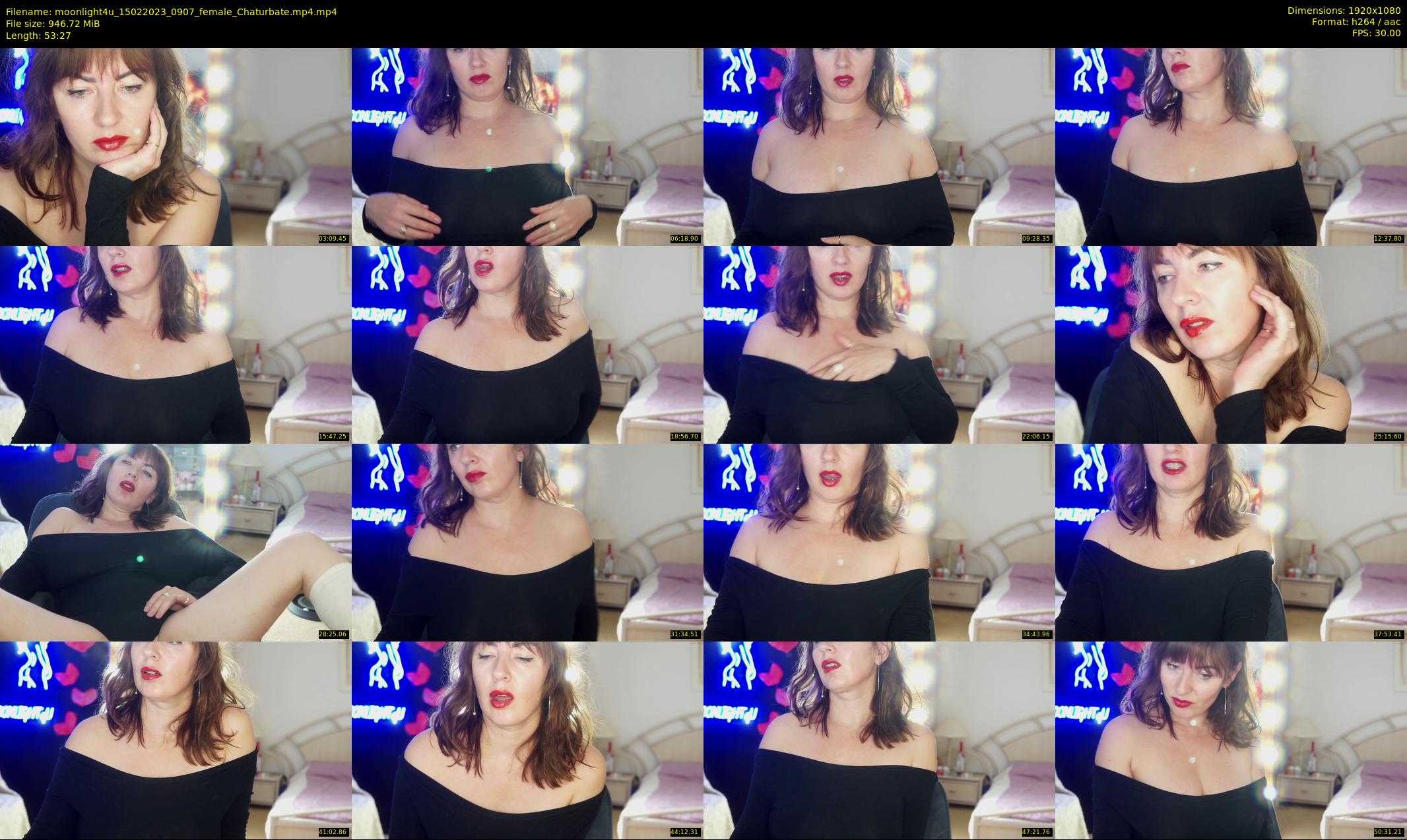 moonlight4u — 54 minute Chaturbate female cam show recording, 1080p, Feb 15, 2023