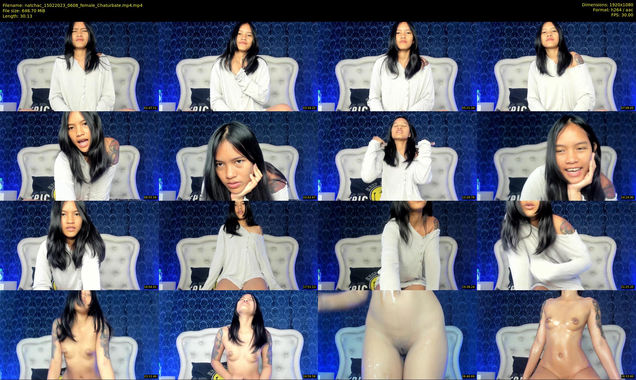 natchac — 31 minute Chaturbate female cam show recording, 1080p, Feb 15, 2023