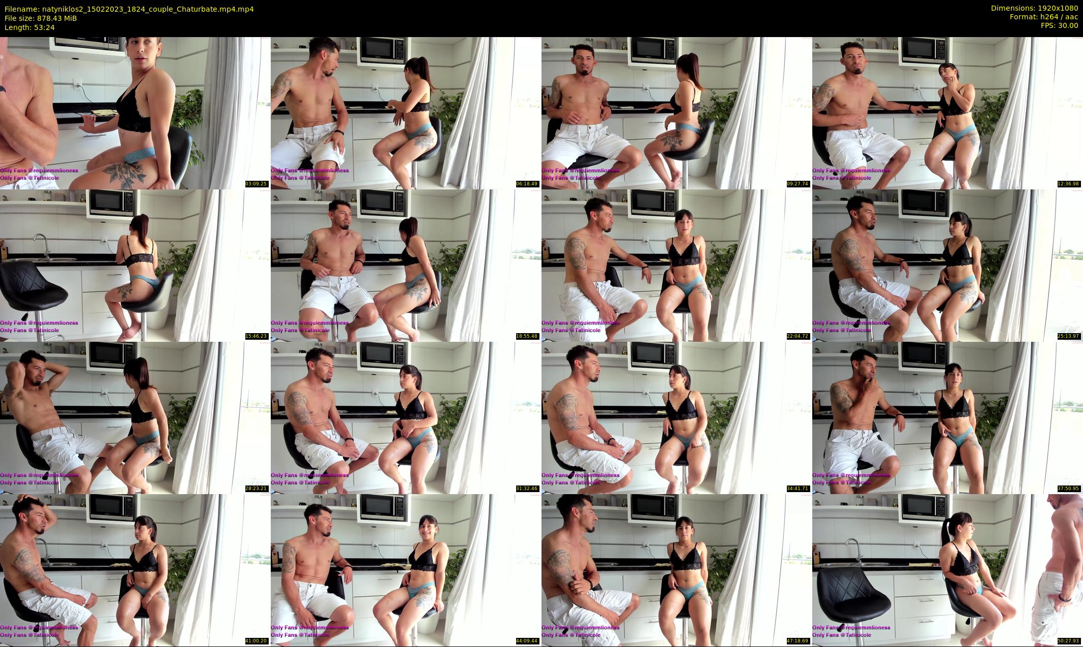 natyniklos2 — 54 minute Chaturbate couple cam show recording, 1080p, Feb 15, 2023