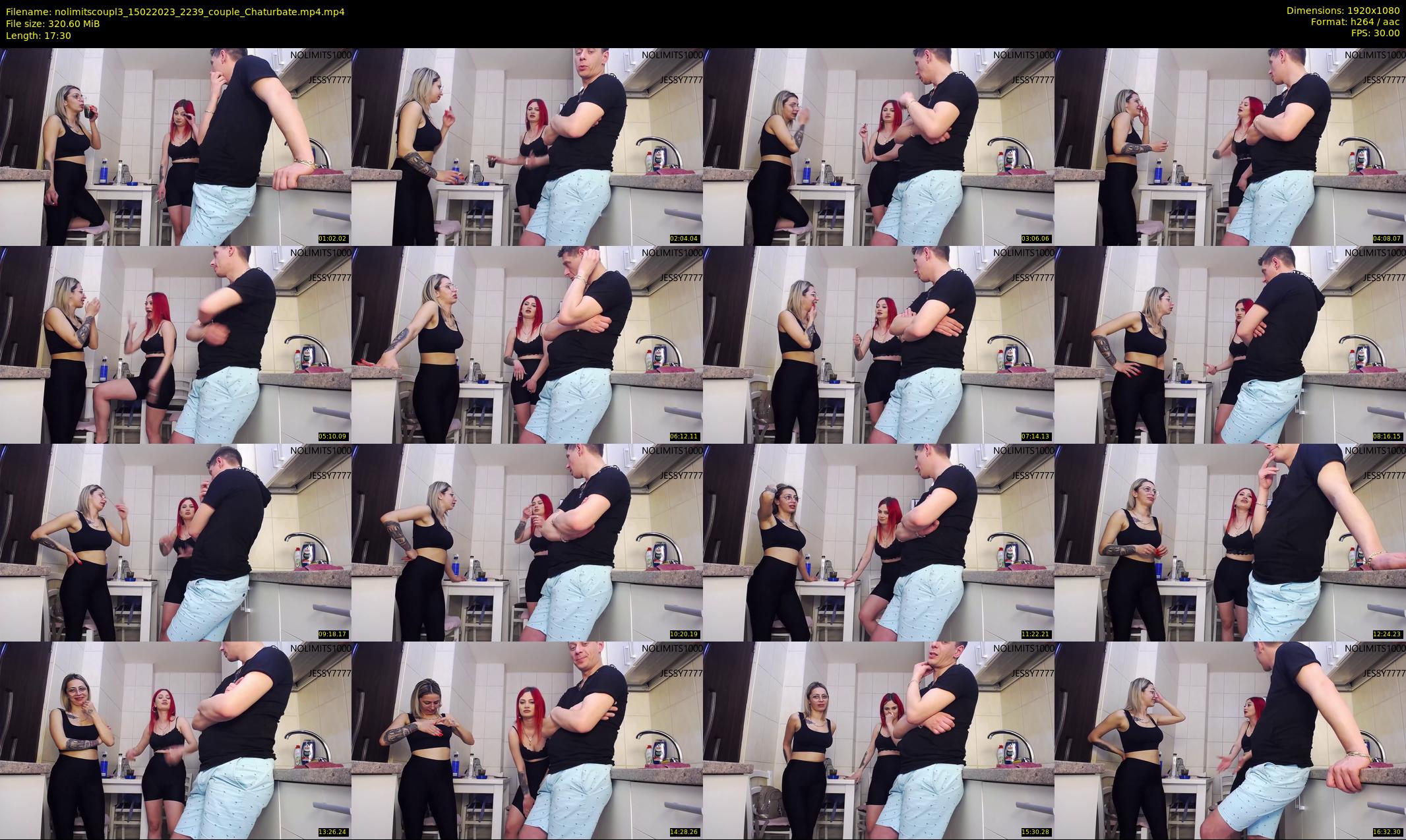 nolimitscoupl3 — 18 minute Chaturbate couple cam show recording, 1080p, Feb 15, 2023