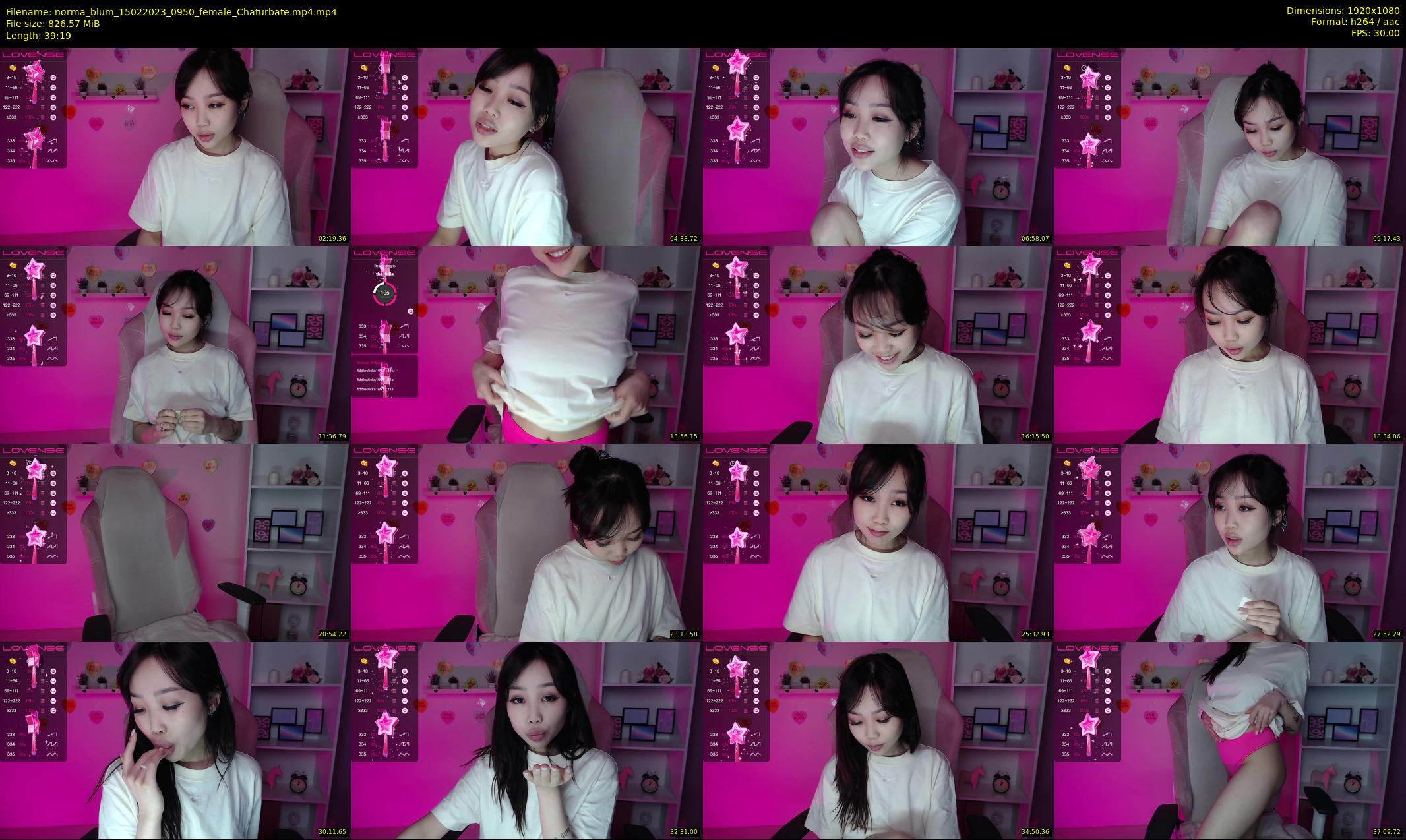 norma_blum — 40 minute Chaturbate female cam show recording, 1080p, Feb 15, 2023
