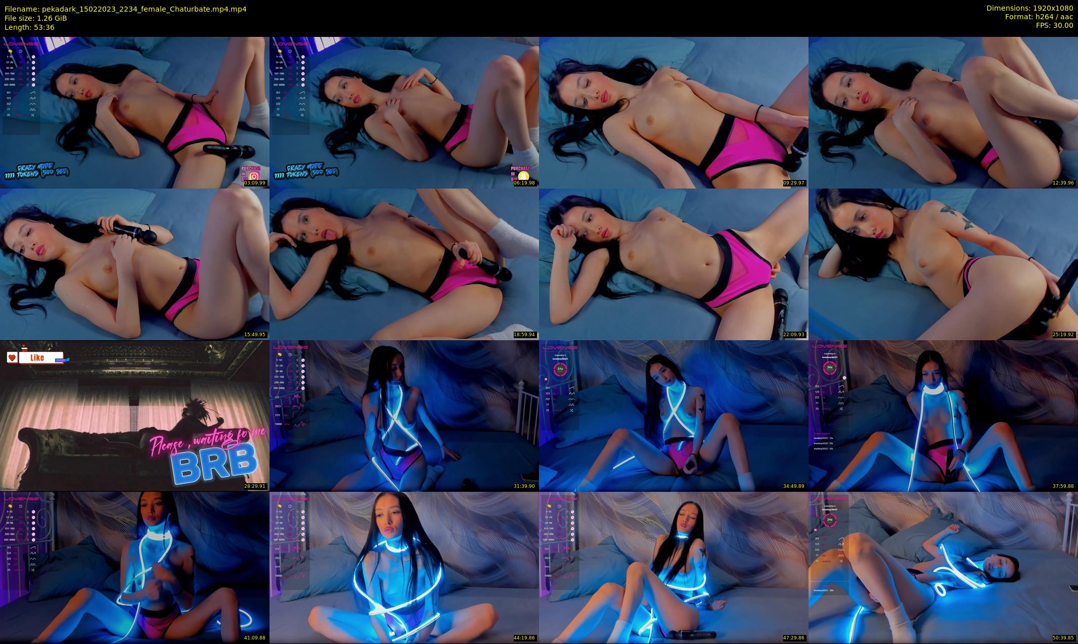 pekadark — 54 minute Chaturbate female cam show recording, 1080p, Feb 15, 2023