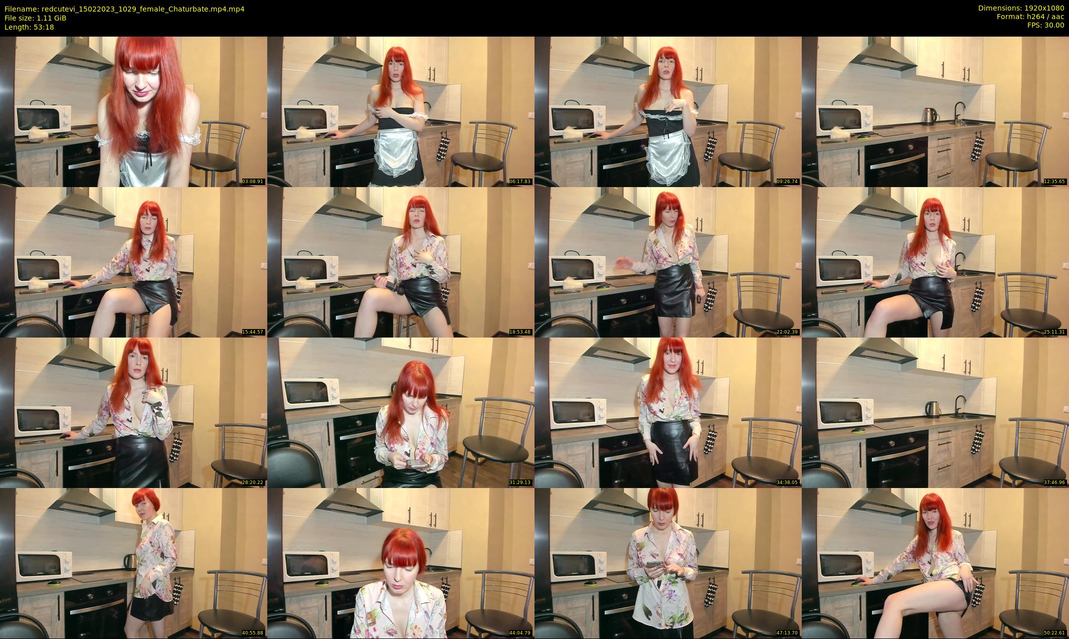 redcutevi — 54 minute Chaturbate female cam show recording, 1080p, Feb 15, 2023