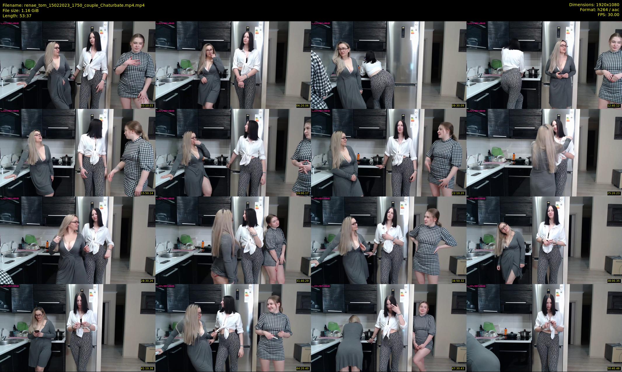 renae_tom — 54 minute Chaturbate couple cam show recording, 1080p, Feb 15, 2023