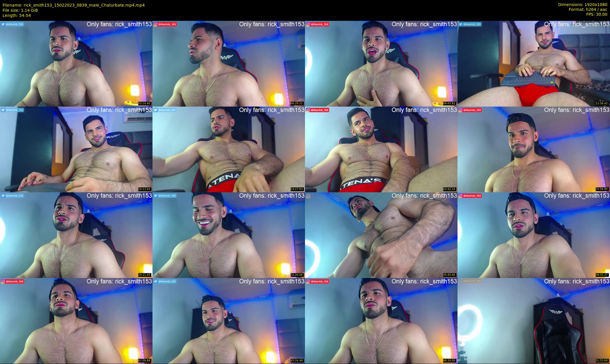 rick_smith153 — 55 minute Chaturbate male cam show recording, 1080p, Feb 15, 2023