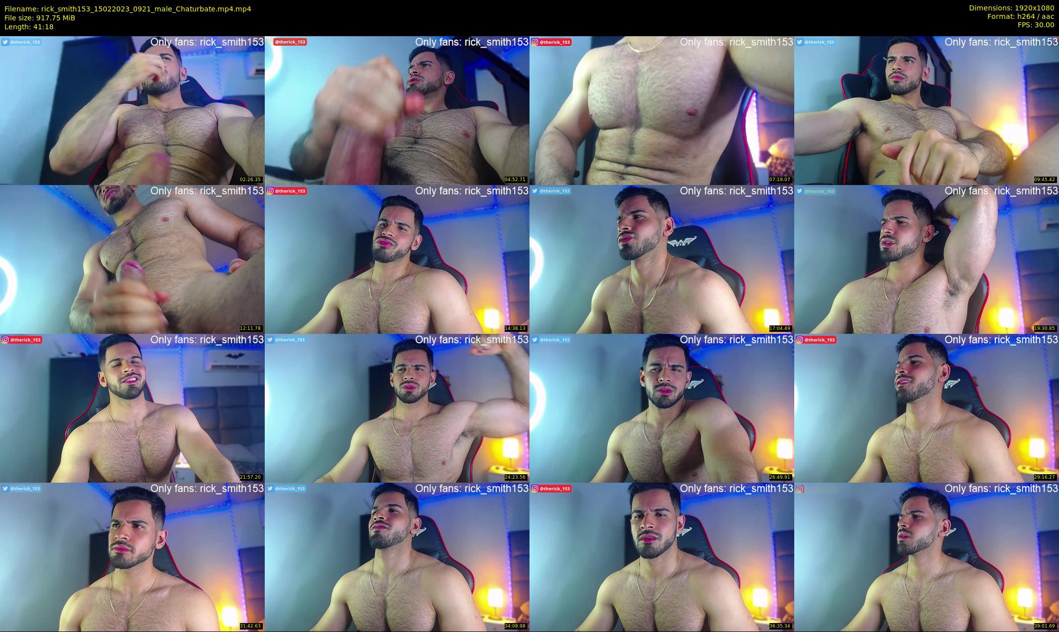rick_smith153 — 42 minute Chaturbate male cam show recording, 1080p, Feb 15, 2023