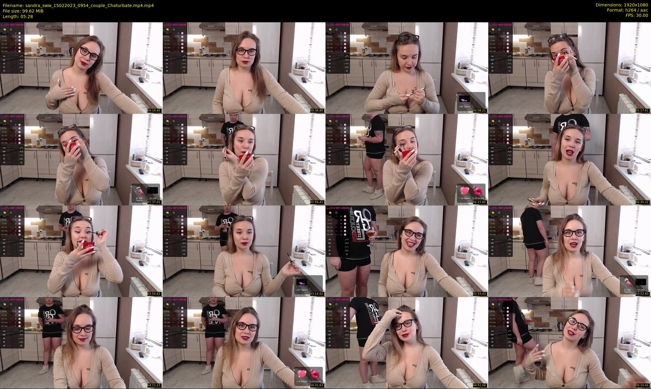 sandra_sww — 6 minute Chaturbate couple cam show recording, 1080p, Feb 15, 2023