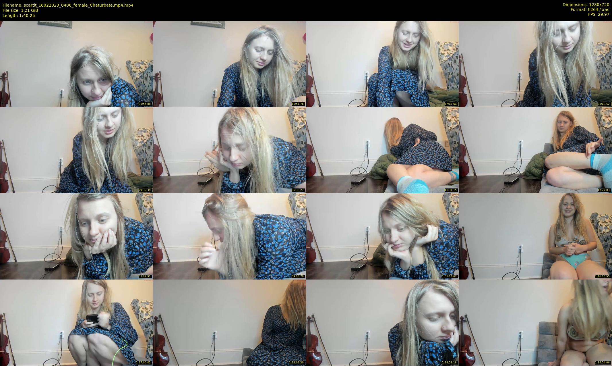 scartit — 101 minute Chaturbate female cam show recording, 720p, Feb 16, 2023