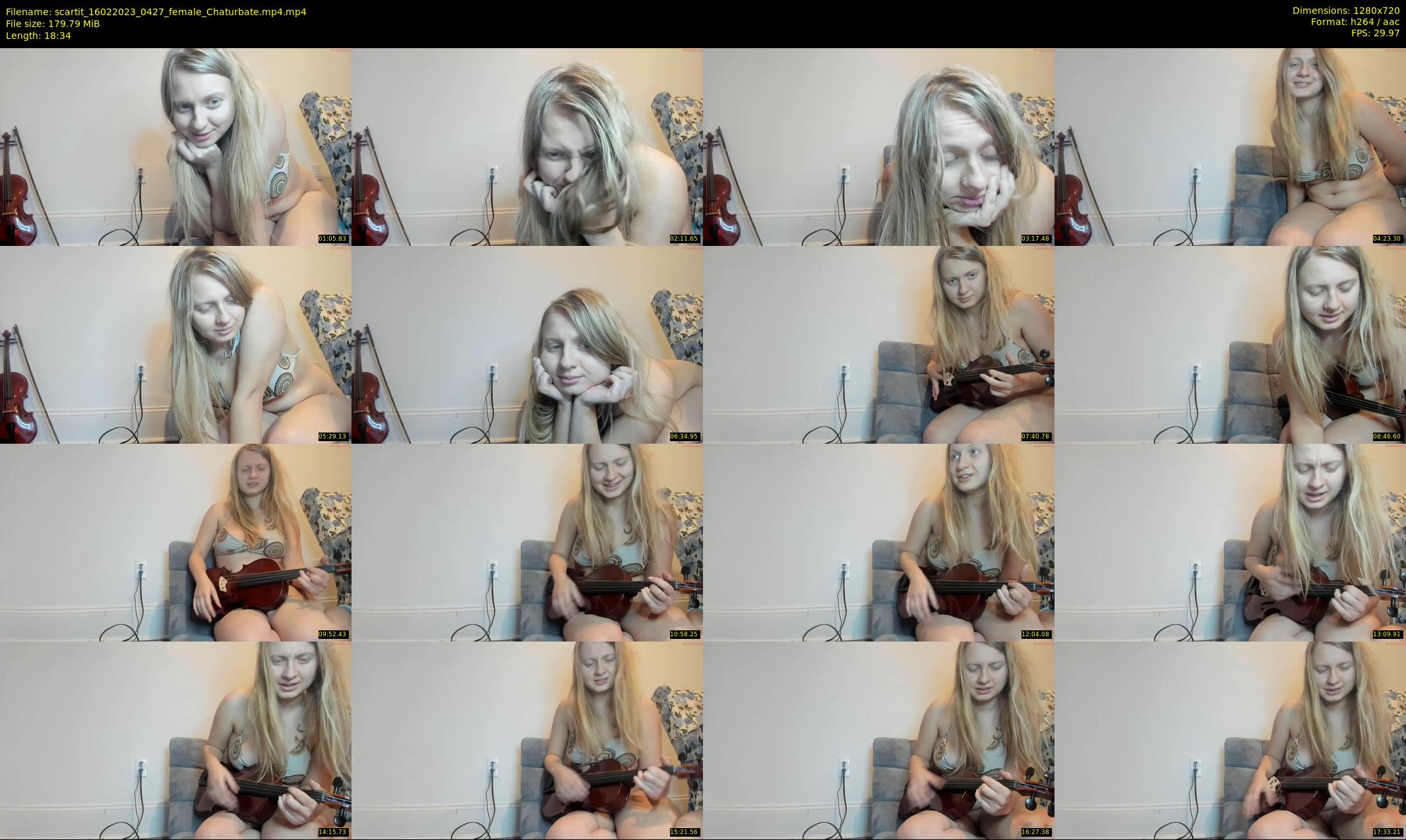 scartit — 19 minute Chaturbate female cam show recording, 720p, Feb 16, 2023