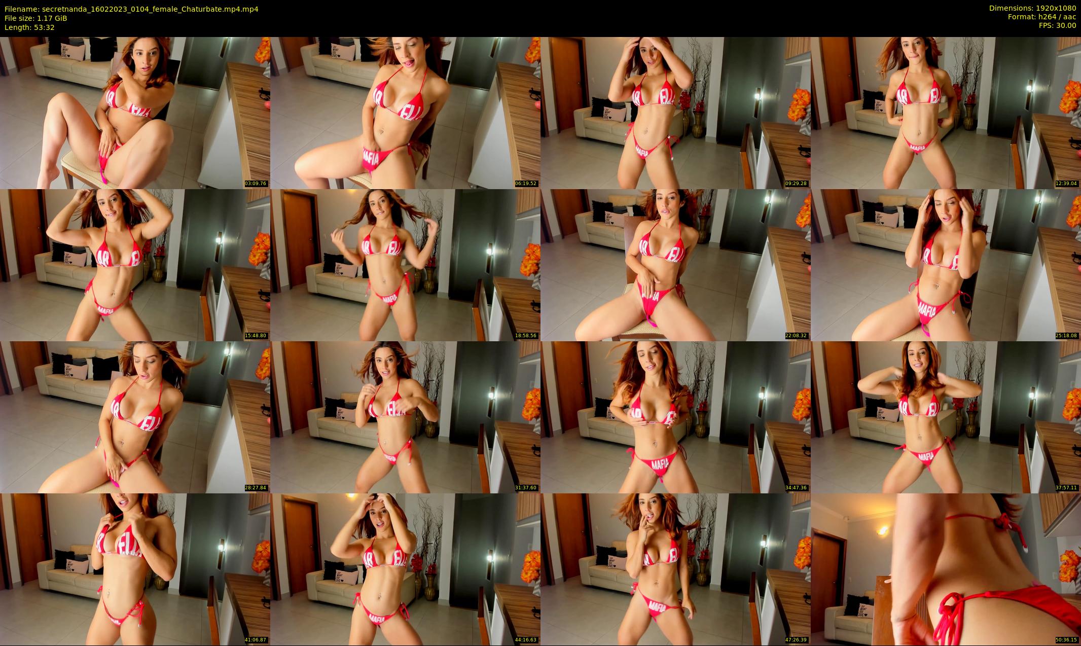 secretnanda — 54 minute Chaturbate female cam show recording, 1080p, Feb 16, 2023