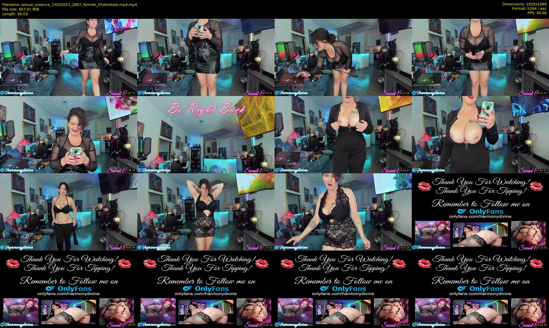 sexual_essence — 37 minute Chaturbate female cam show recording, 1080p, Feb 15, 2023