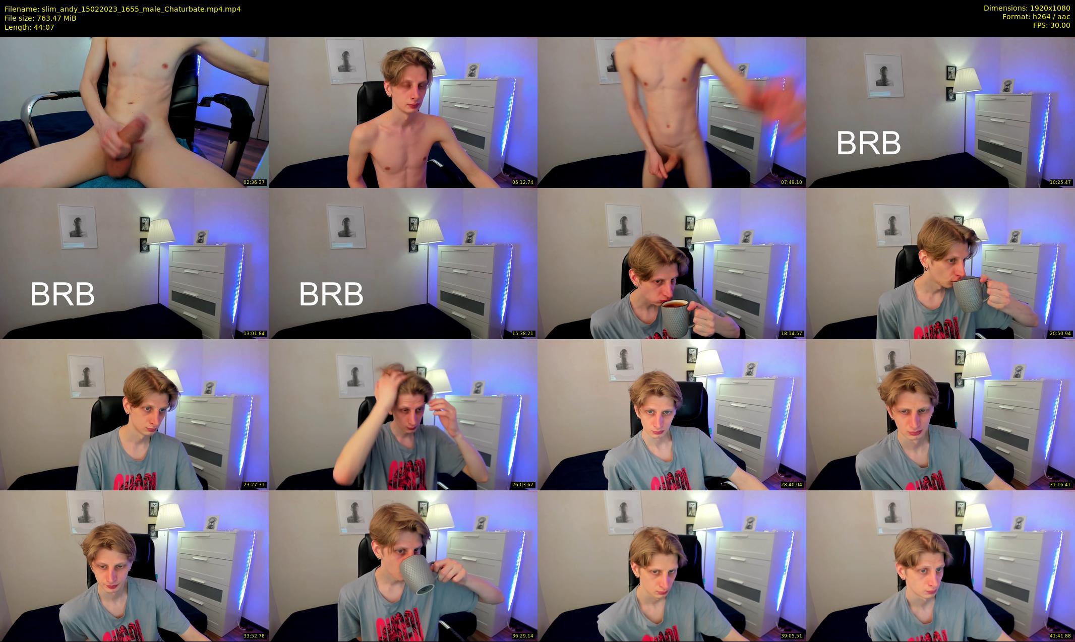 slim_andy — 45 minute Chaturbate male cam show recording, 1080p, Feb 15, 2023