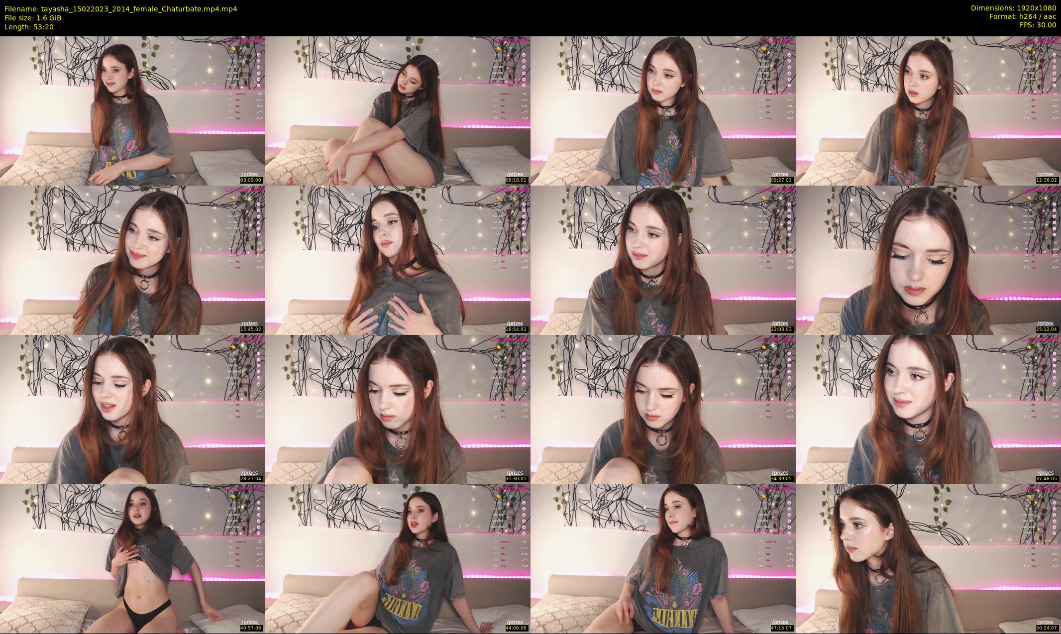 tayasha — 54 minute Chaturbate female cam show recording, 1080p, Feb 15, 2023