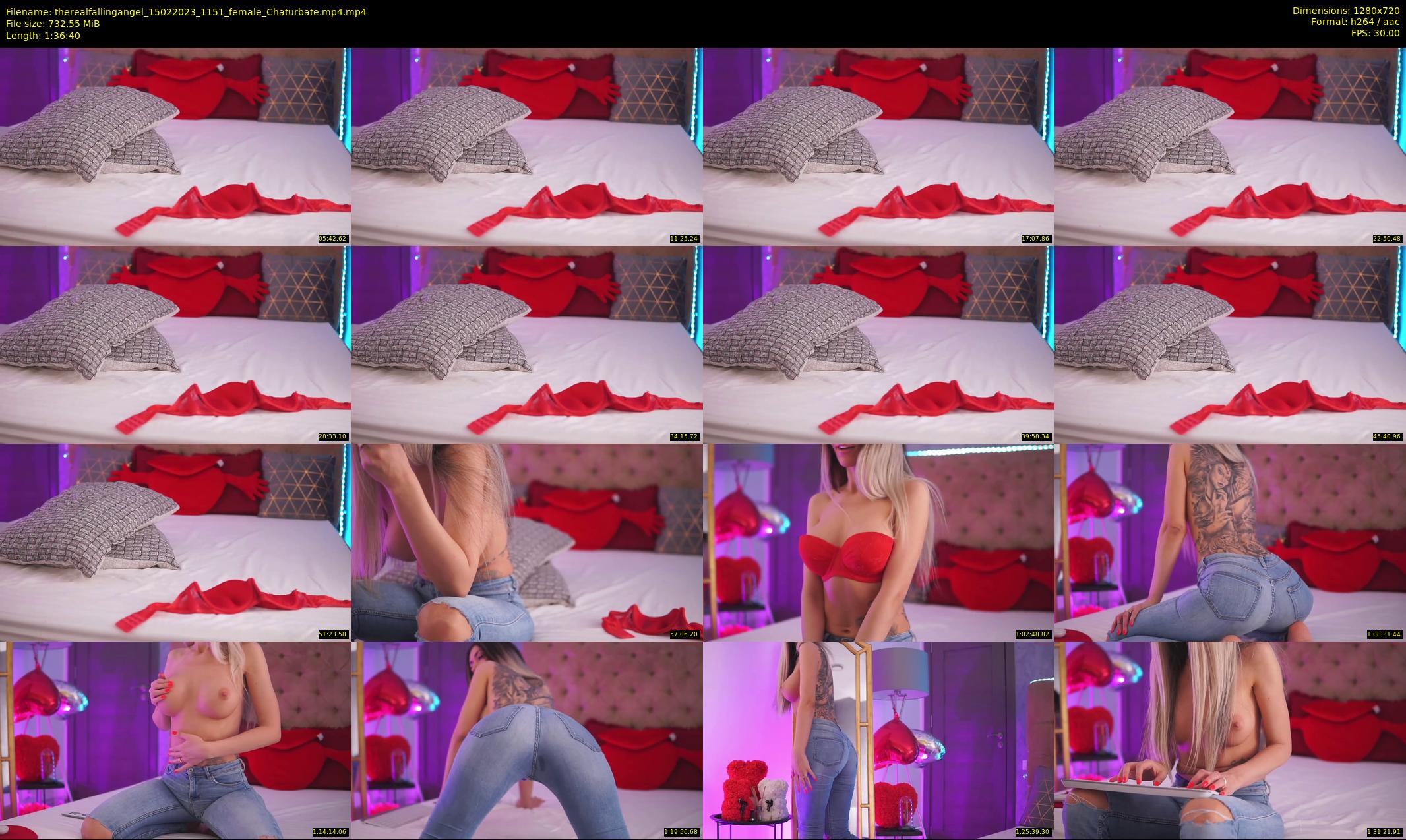 therealfallingangel — 97 minute Chaturbate female cam show recording, 720p, Feb 15, 2023