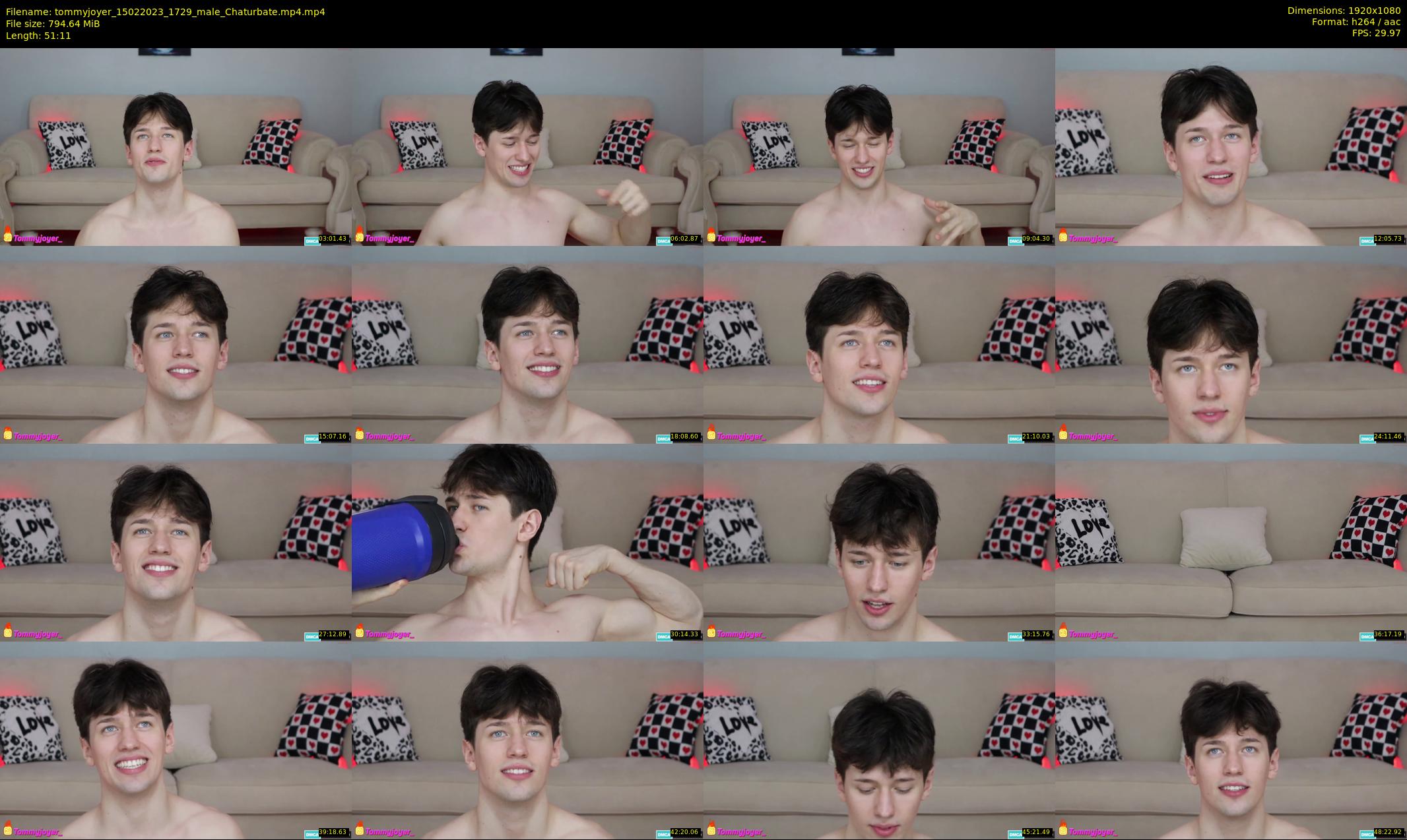 tommyjoyer — 52 minute Chaturbate male cam show recording, 1080p, Feb 15, 2023