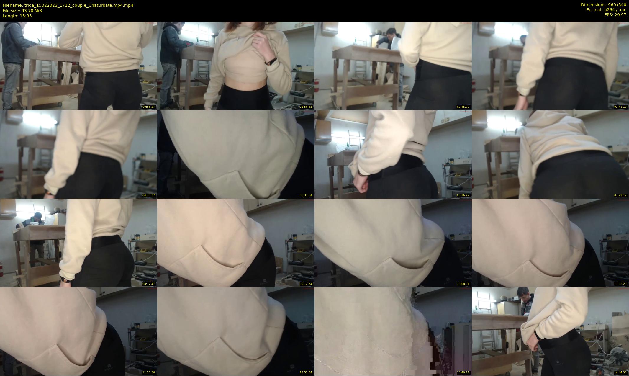 trioa — 16 minute Chaturbate couple cam show recording, 480p, Feb 15, 2023