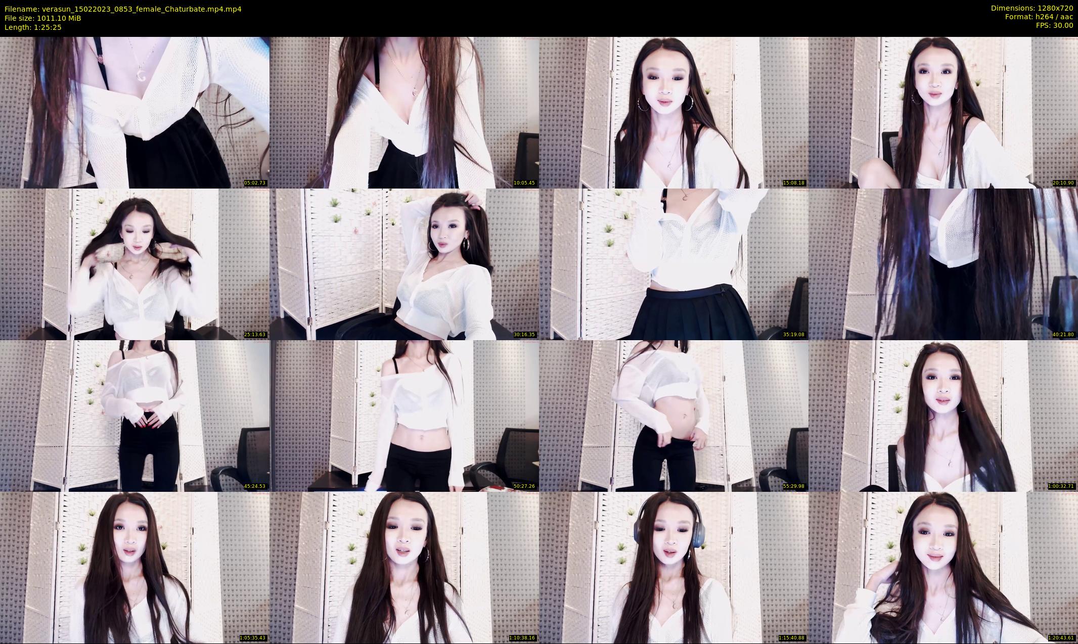 verasun — 86 minute Chaturbate female cam show recording, 720p, Feb 15, 2023