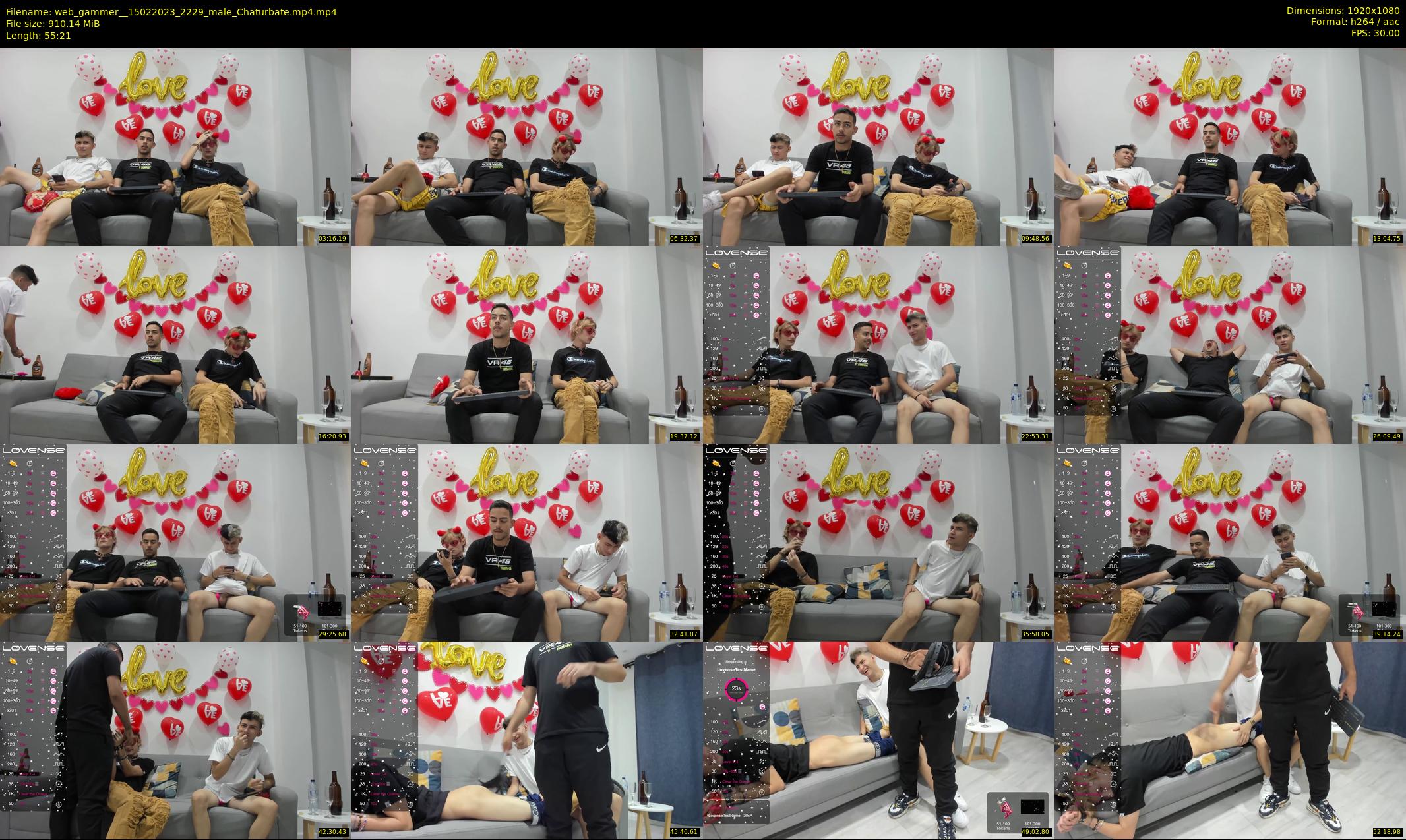web_gammer_ — 56 minute Chaturbate male cam show recording, 1080p, Feb 15, 2023