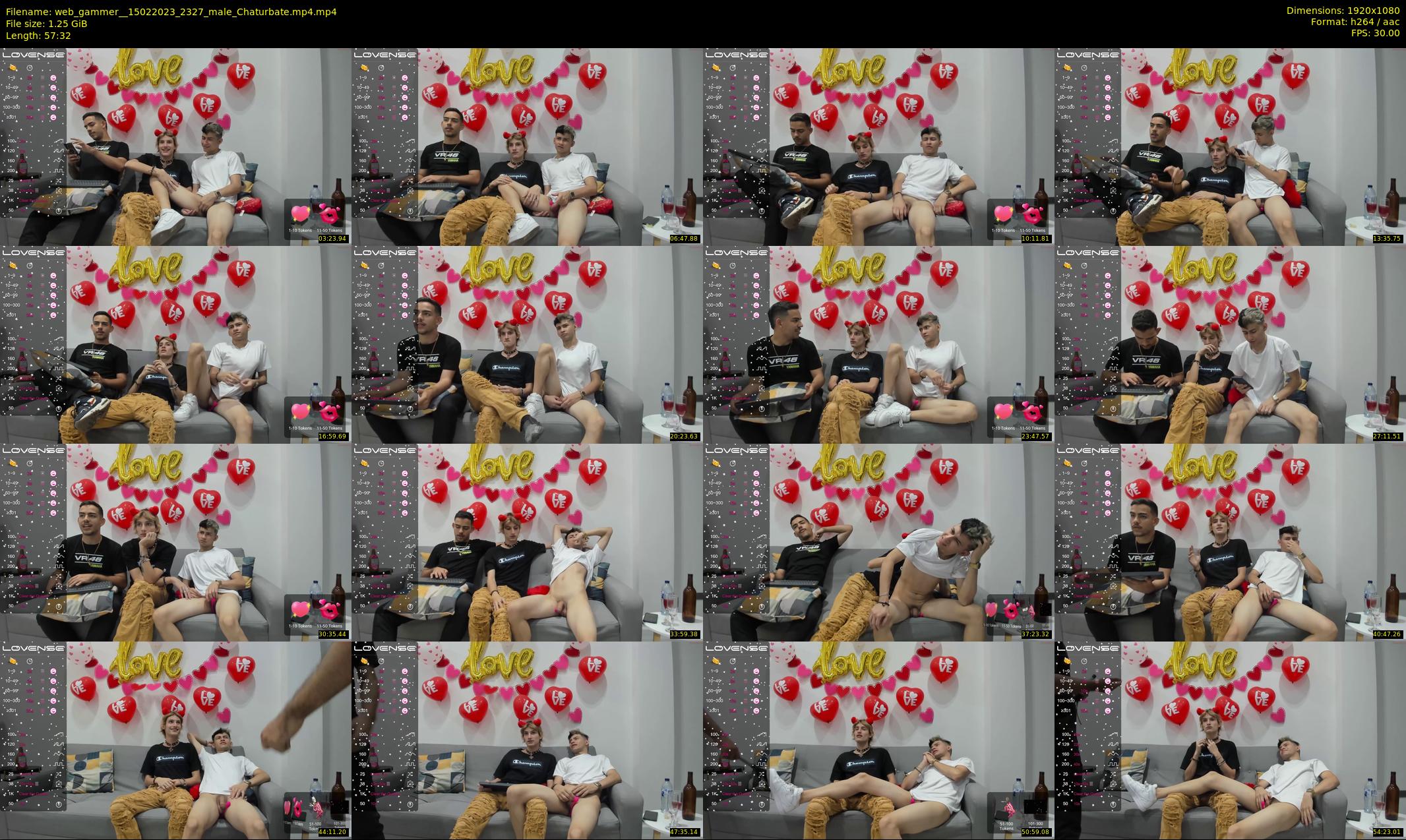 web_gammer_ — 58 minute Chaturbate male cam show recording, 1080p, Feb 15, 2023
