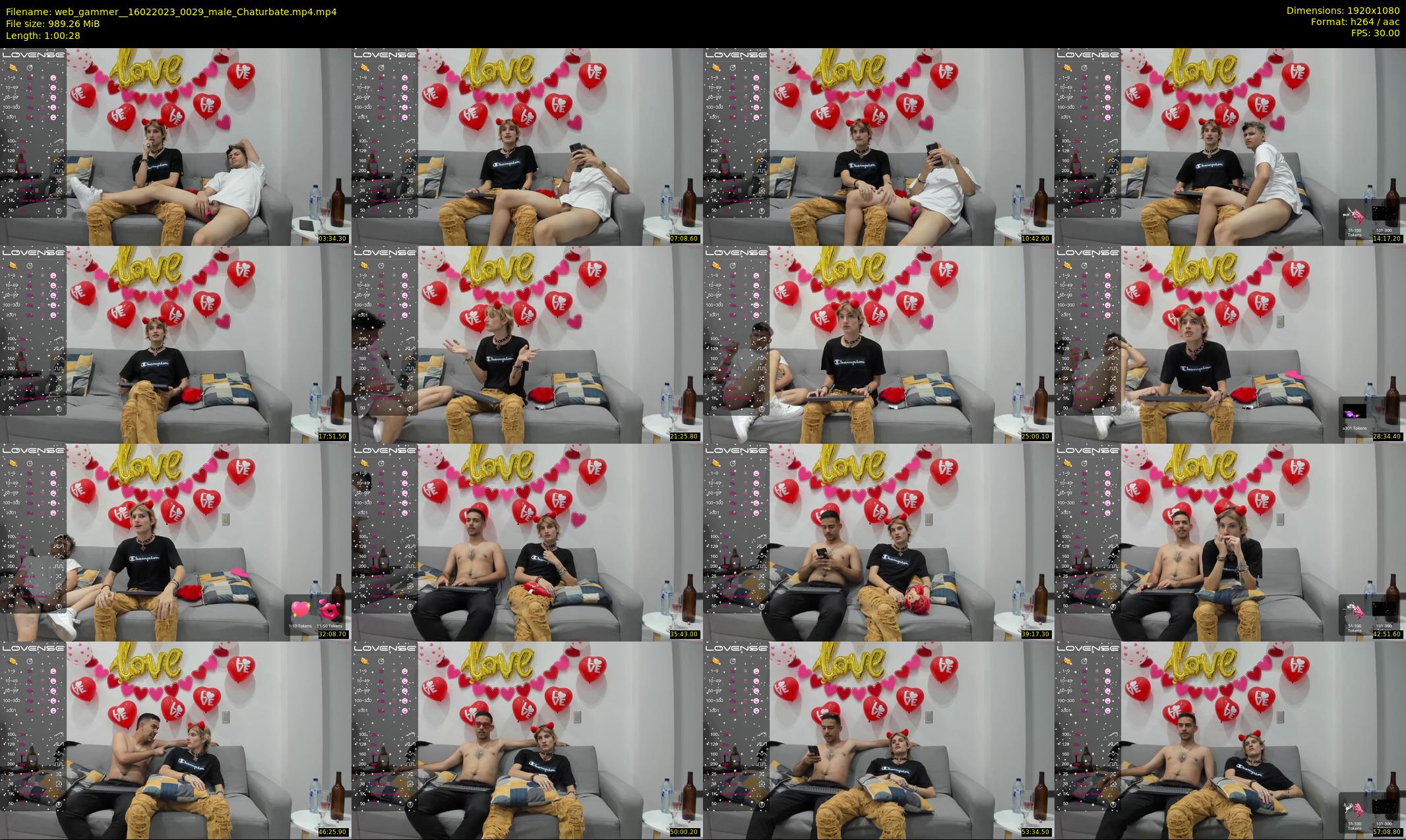 web_gammer_ — 61 minute Chaturbate male cam show recording, 1080p, Feb 16, 2023