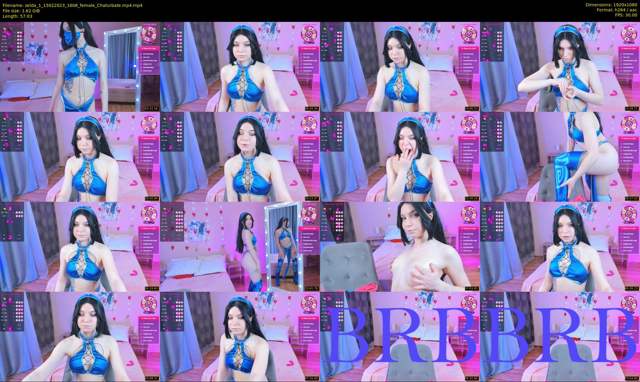 zelda_1 — 58 minute Chaturbate female cam show recording, 1080p, Feb 15, 2023