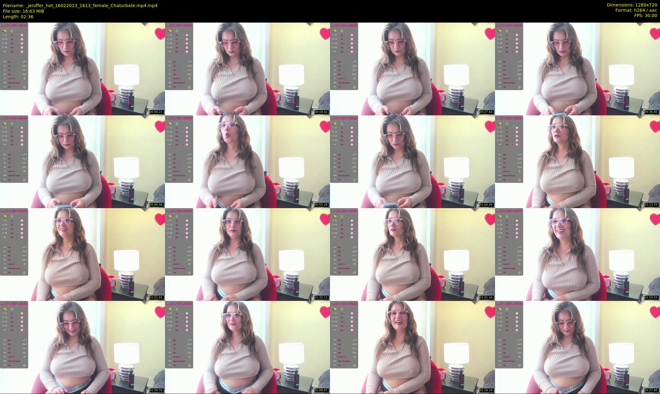 _jeniffer_hot — 3 minute Chaturbate female cam show recording, 720p, Feb 16, 2023