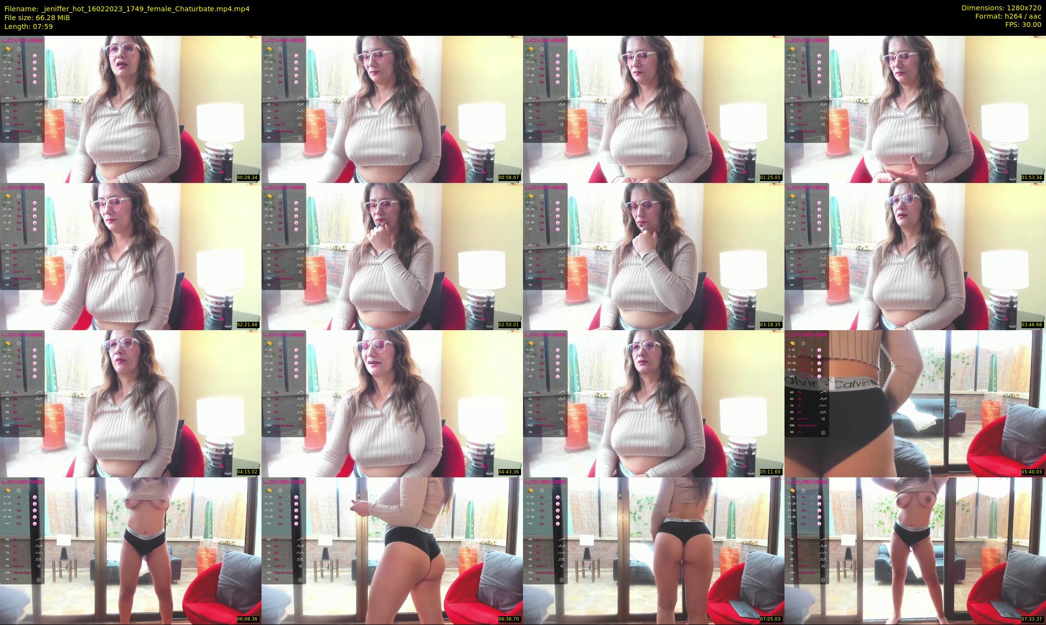 _jeniffer_hot — 8 minute Chaturbate female cam show recording, 720p, Feb 16, 2023