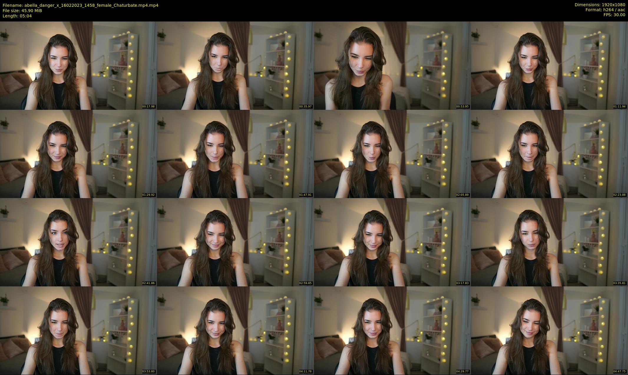 abella_danger_x — 6 minute Chaturbate female cam show recording, 1080p, Feb 16, 2023