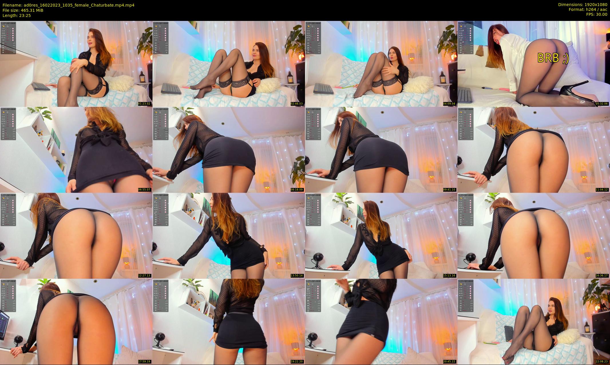 ad0res — 24 minute Chaturbate female cam show recording, 1080p, Feb 16, 2023