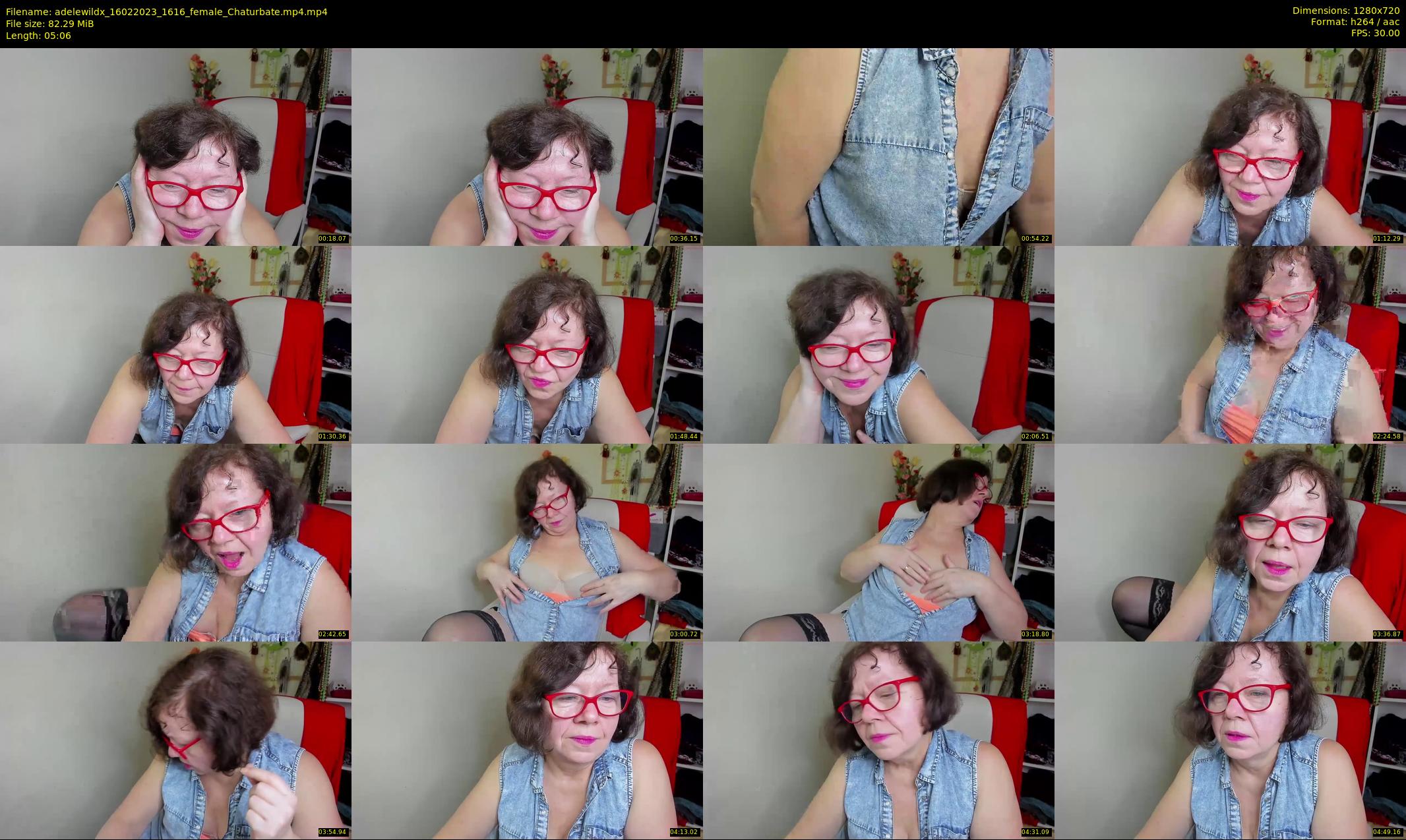 adelewildx — 6 minute Chaturbate female cam show recording, 720p, Feb 16, 2023