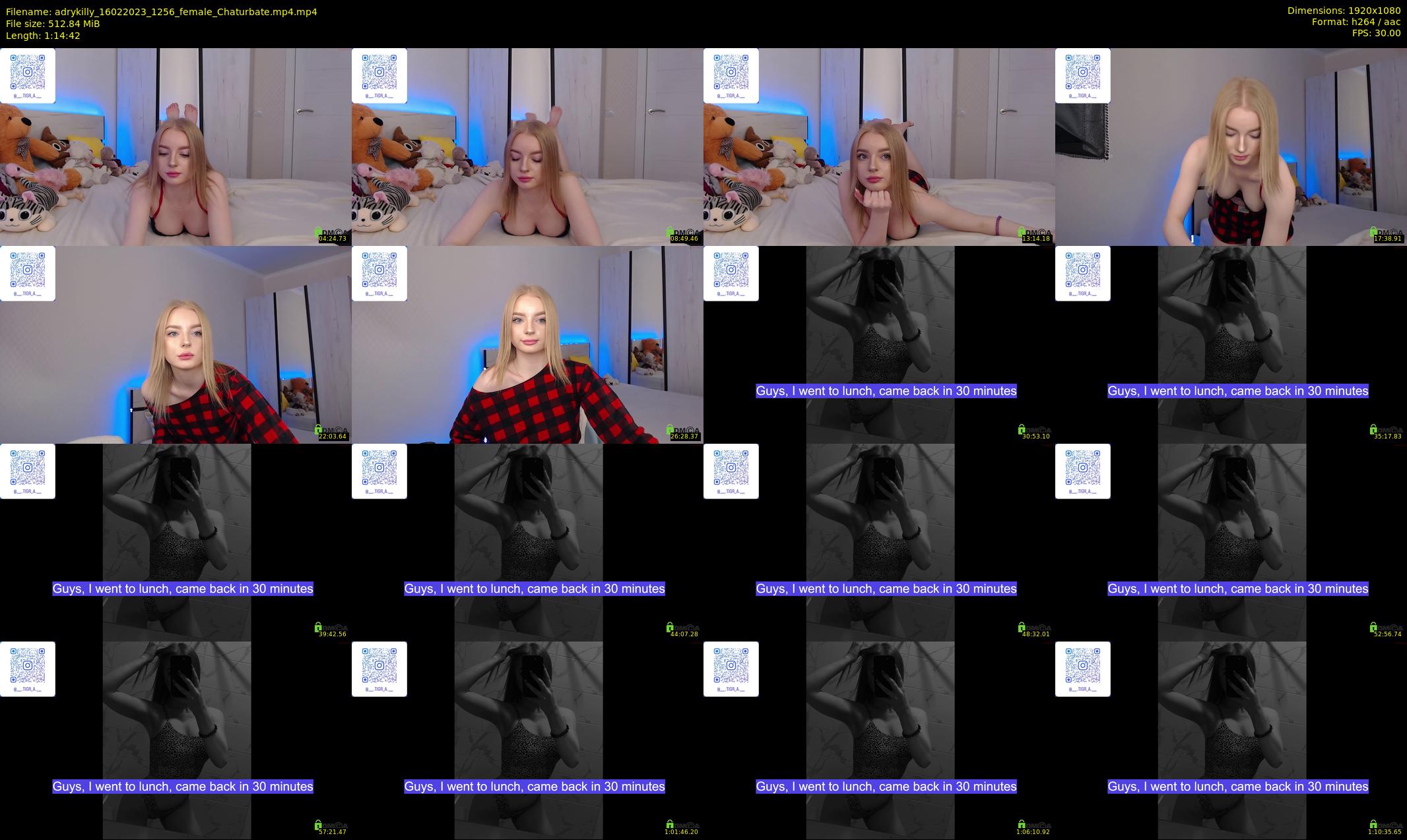 adrykilly — 75 minute Chaturbate female cam show recording, 1080p, Feb 16, 2023