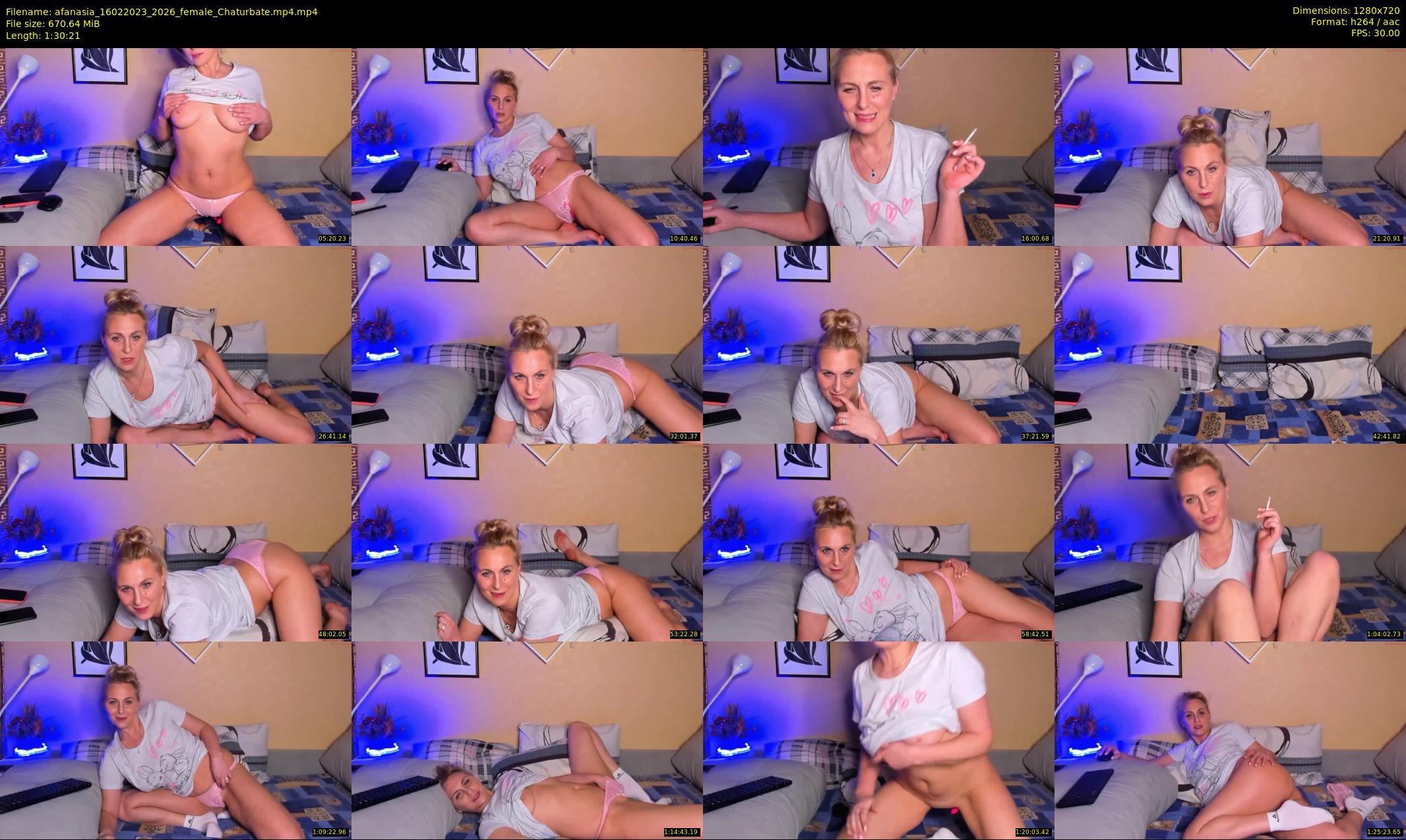 afanasia — 91 minute Chaturbate female cam show recording, 720p, Feb 16, 2023