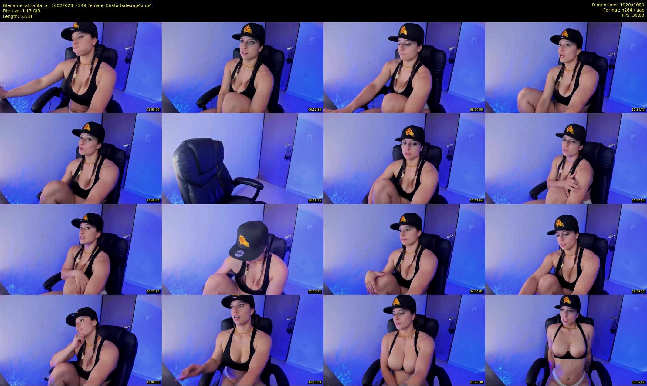 afrodita_p_ — 54 minute Chaturbate female cam show recording, 1080p, Feb 16, 2023