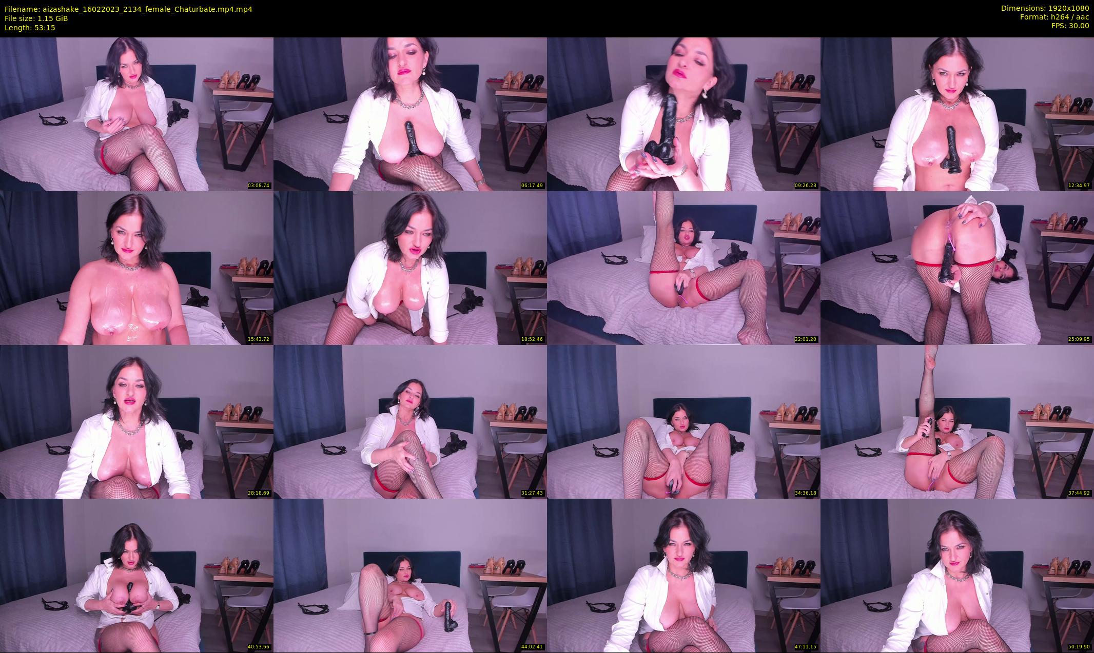 aizashake — 54 minute Chaturbate female cam show recording, 1080p, Feb 16, 2023