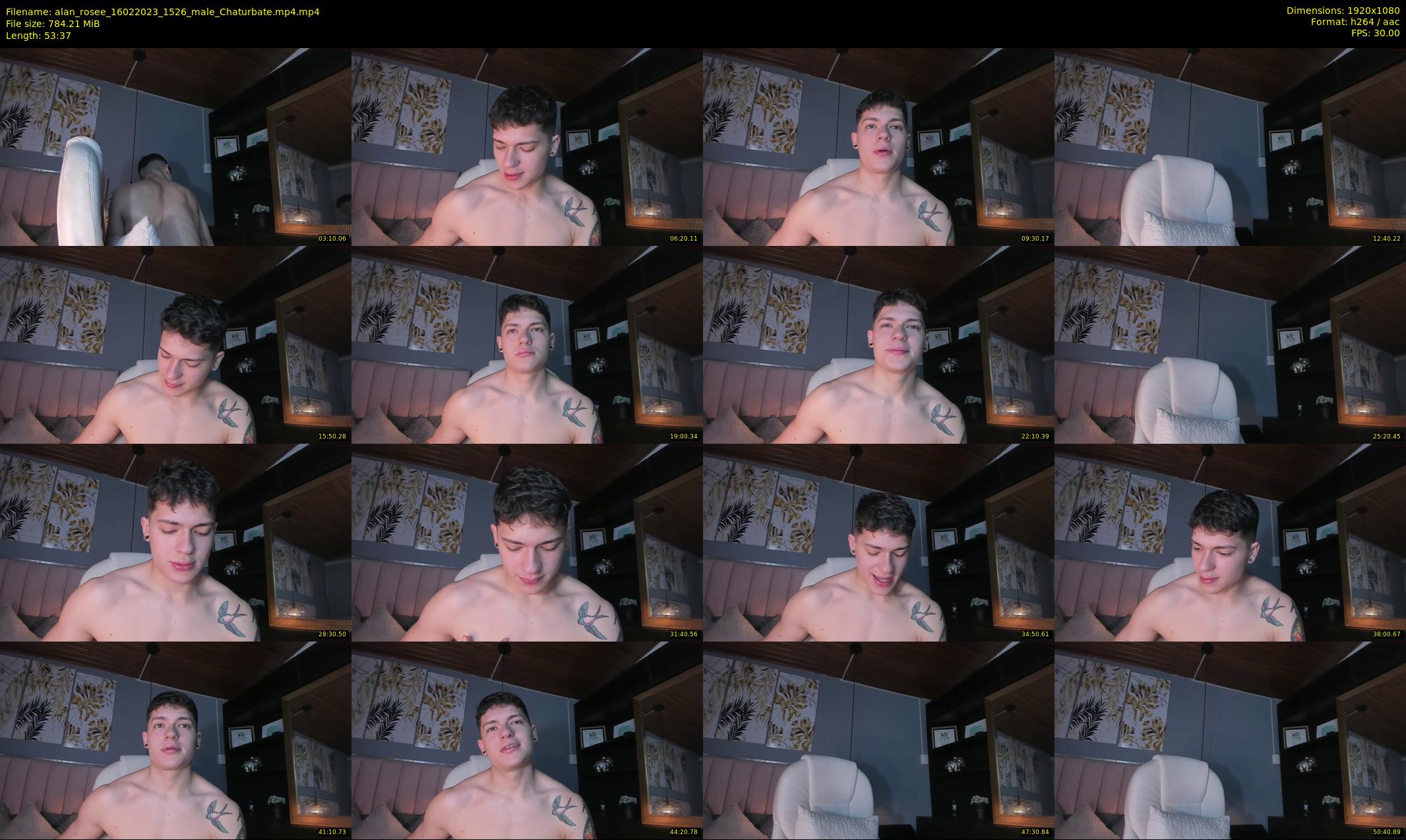 alan_rosee — 54 minute Chaturbate male cam show recording, 1080p, Feb 16, 2023