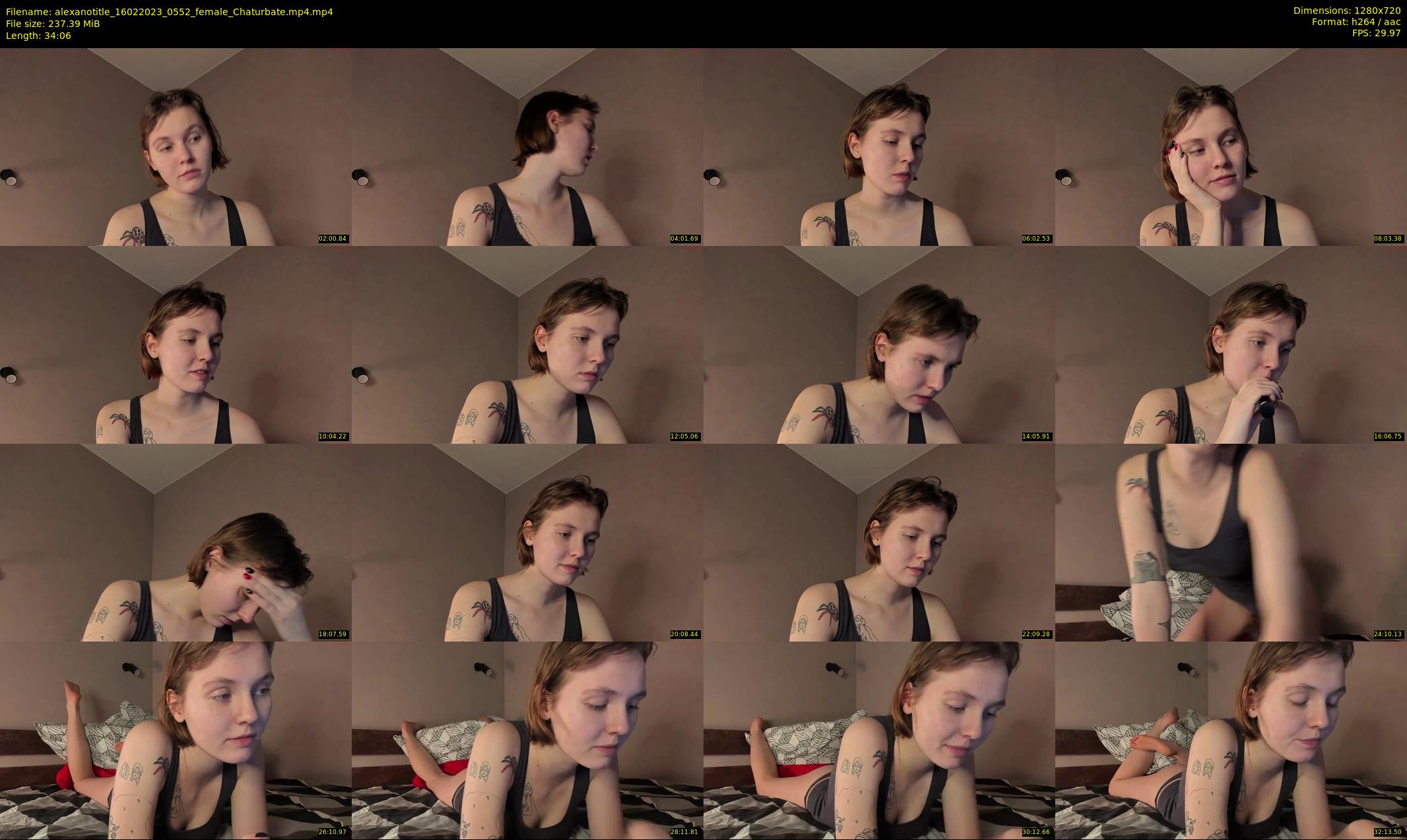 alexanotitle — 35 minute Chaturbate female cam show recording, 720p, Feb 16, 2023