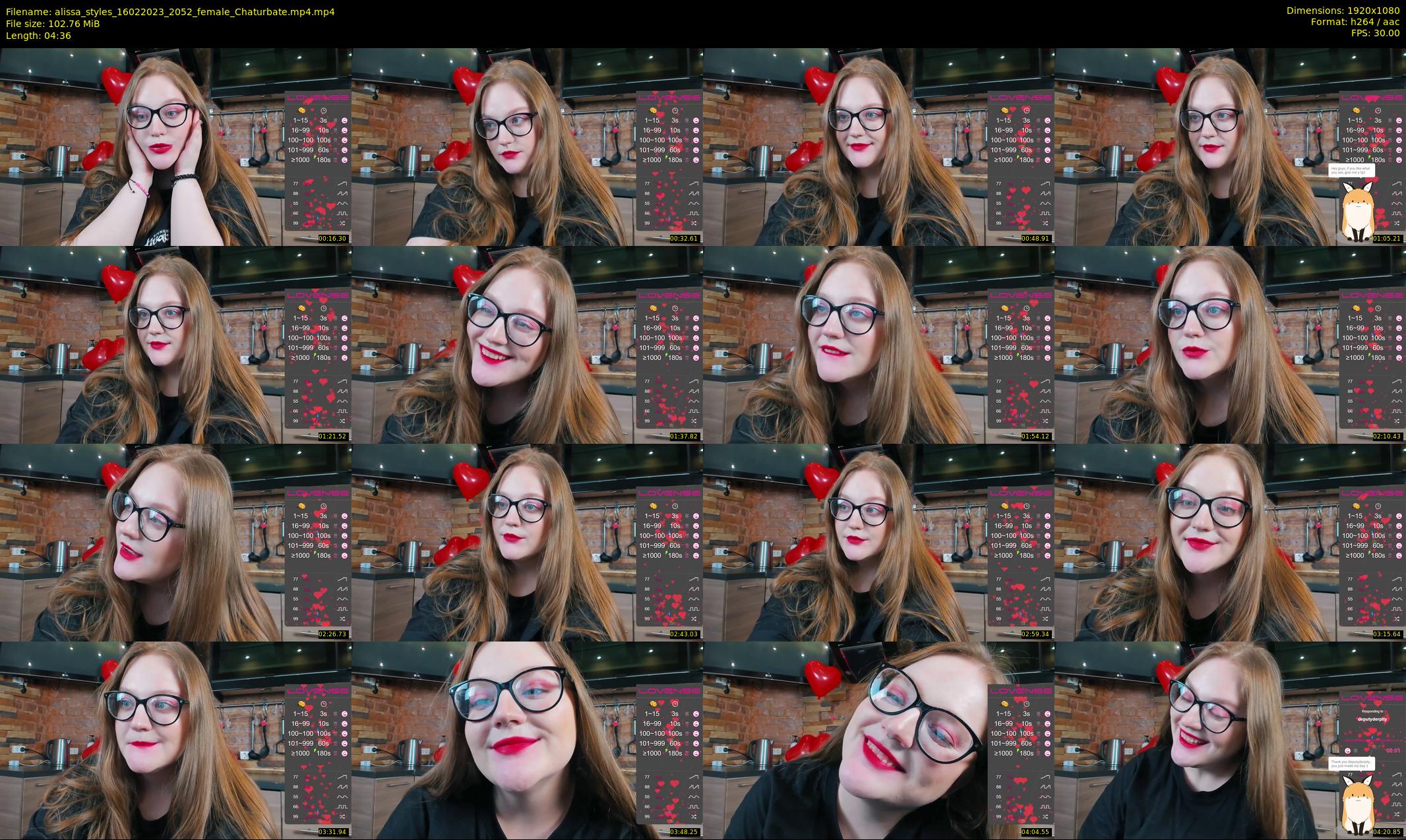 alissa_styles — 5 minute Chaturbate female cam show recording, 1080p, Feb 16, 2023