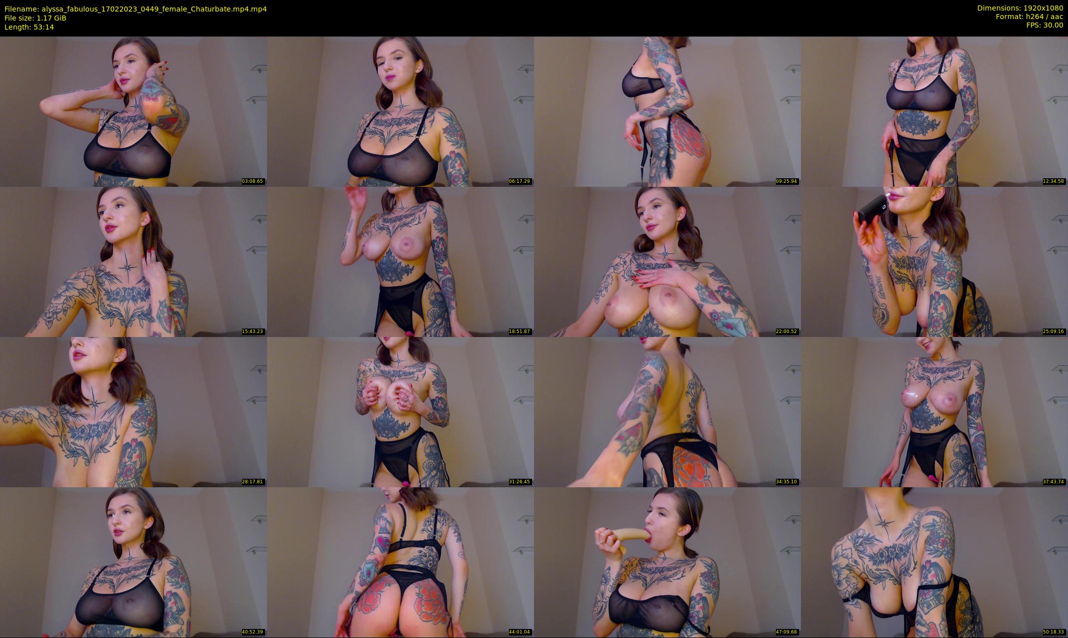 alyssa_fabulous — 54 minute Chaturbate female cam show recording, 1080p, Feb 17, 2023