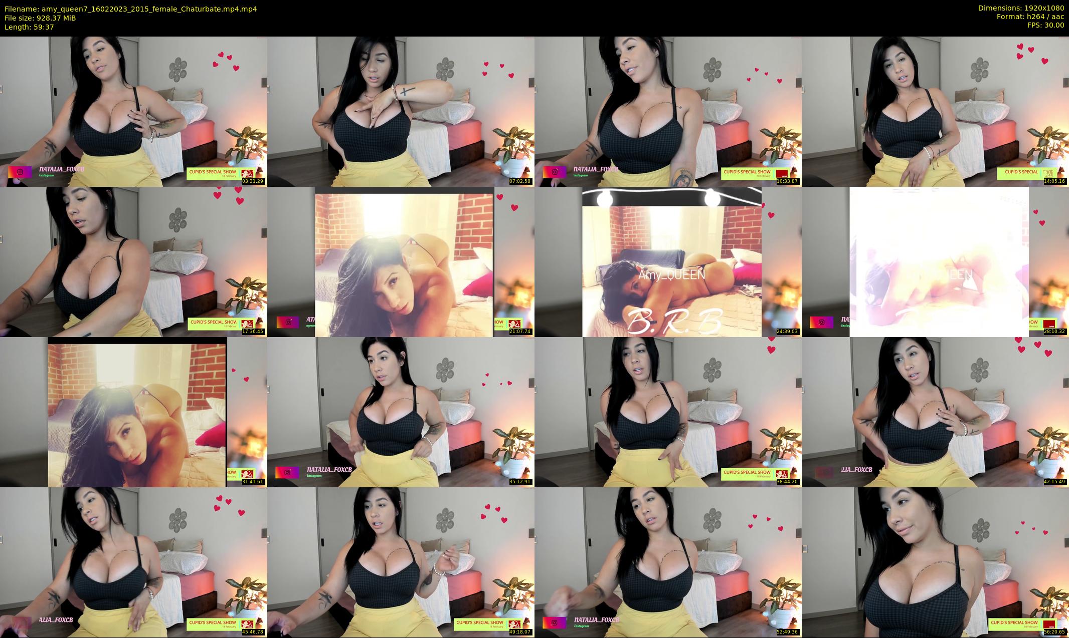 amy_queen7 — 60 minute Chaturbate female cam show recording, 1080p, Feb 16, 2023
