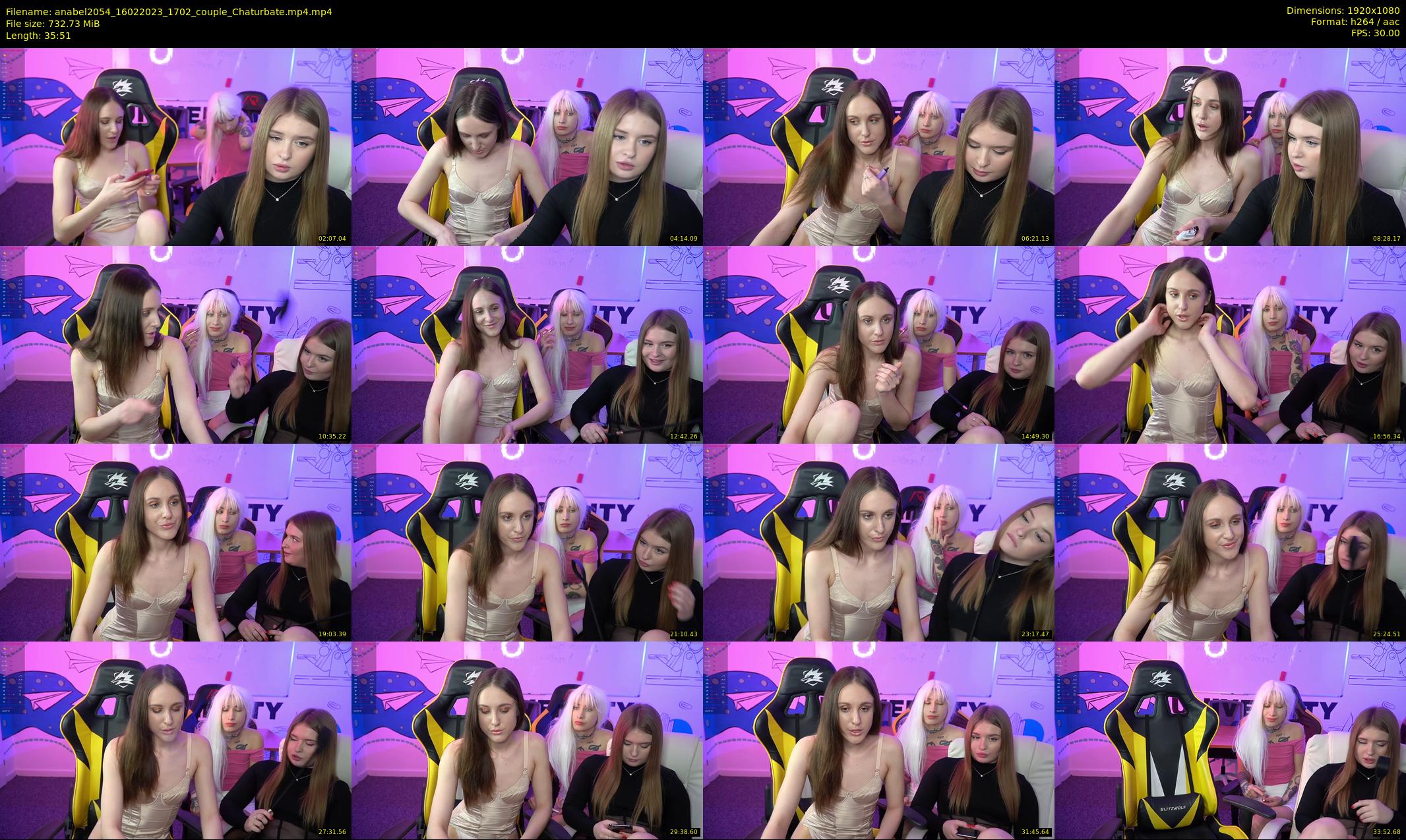 anabel2054 — 36 minute Chaturbate female cam show recording, 1080p, Feb 16, 2023